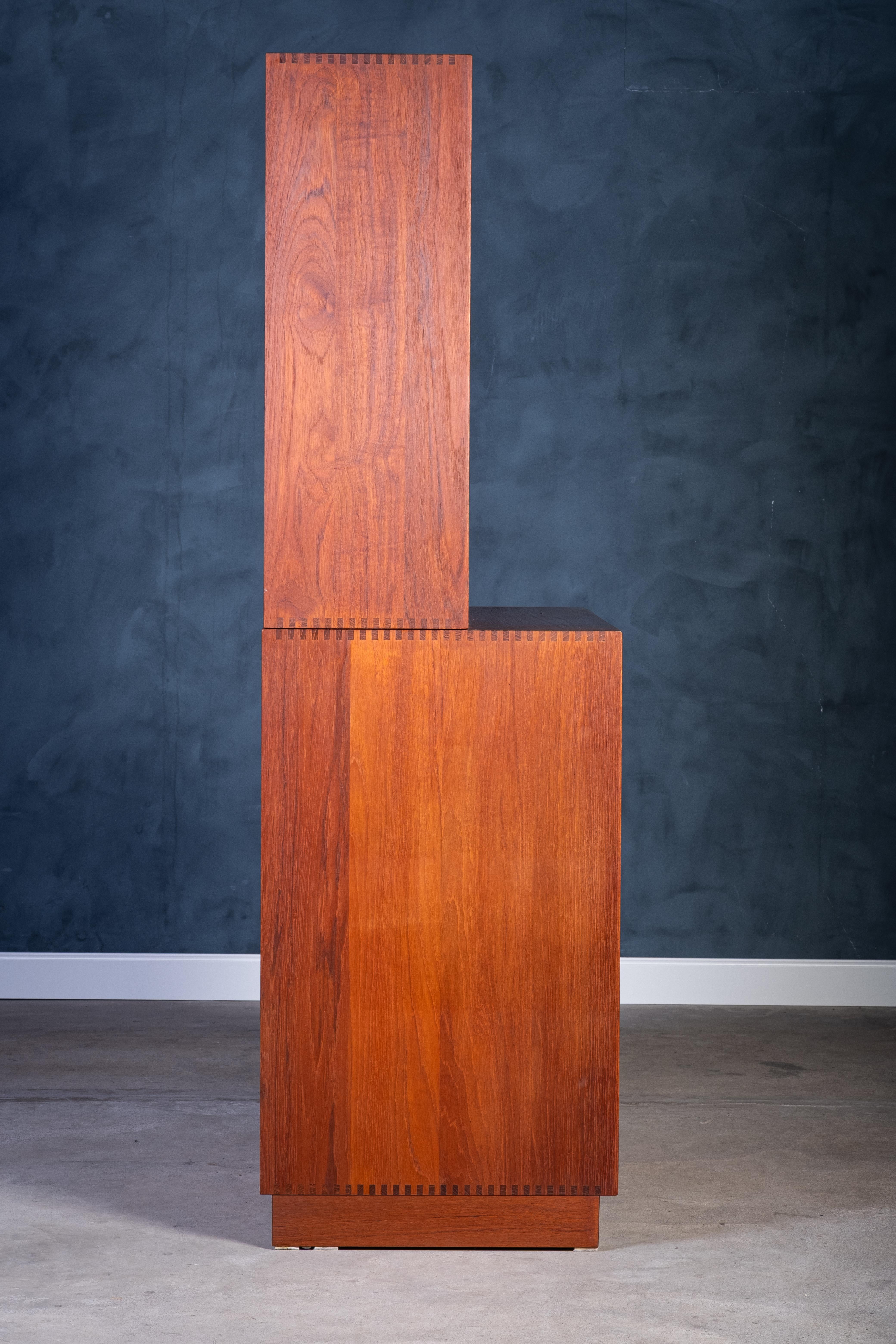 Mid-20th Century Cabinets in Teak by Peter Hvidt & Orla Mølgaard for Søborg Møbelfabrik For Sale