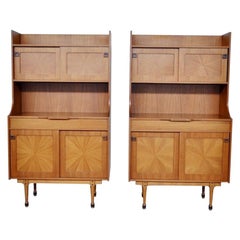 Cabinets Set in Rosewood, Italy, 1960s