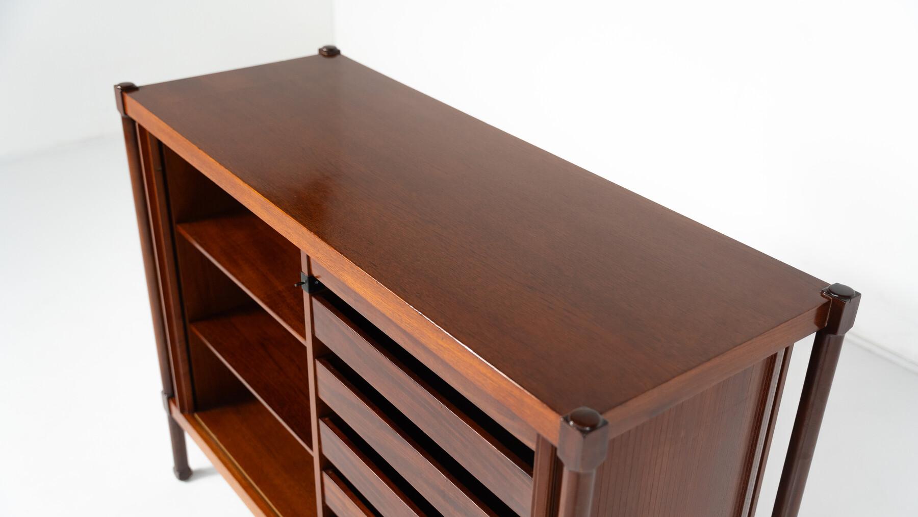 Cabinets with Rollers Shutters by Antonio Proserpio, 1960 - 2 availables For Sale 4
