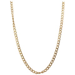 Cable Chain Necklace, 14 Karat Yellow Gold 22" at 2.85 mm