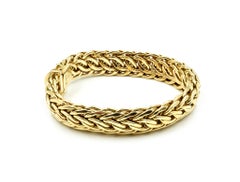 Cable Chain Style Bracelet 14 Karat Yellow Gold