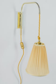 Cable in height adjustable art deco wall lamp 1920s