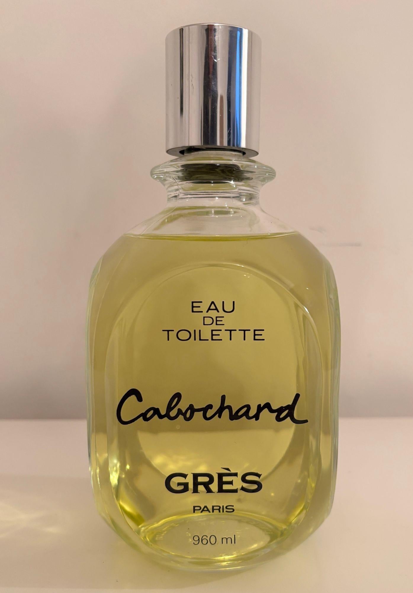 CABOCHARD by GRES PARIS Factice Large Perfume Glass Bottle 32 oz 960 ml For Sale 5