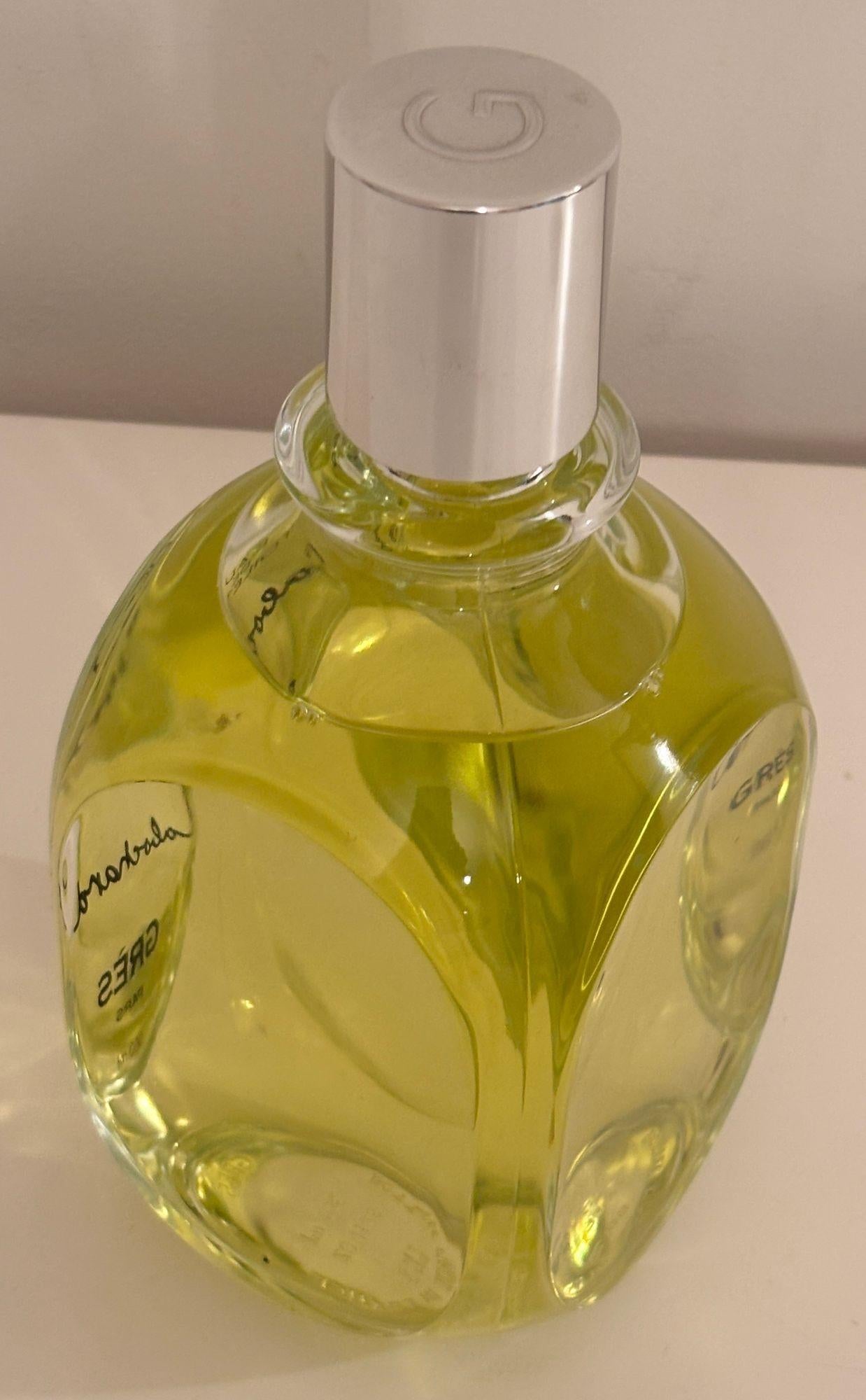 CABOCHARD by GRES PARIS Factice Large Perfume Glass Bottle 32 oz 960 ml For Sale 11