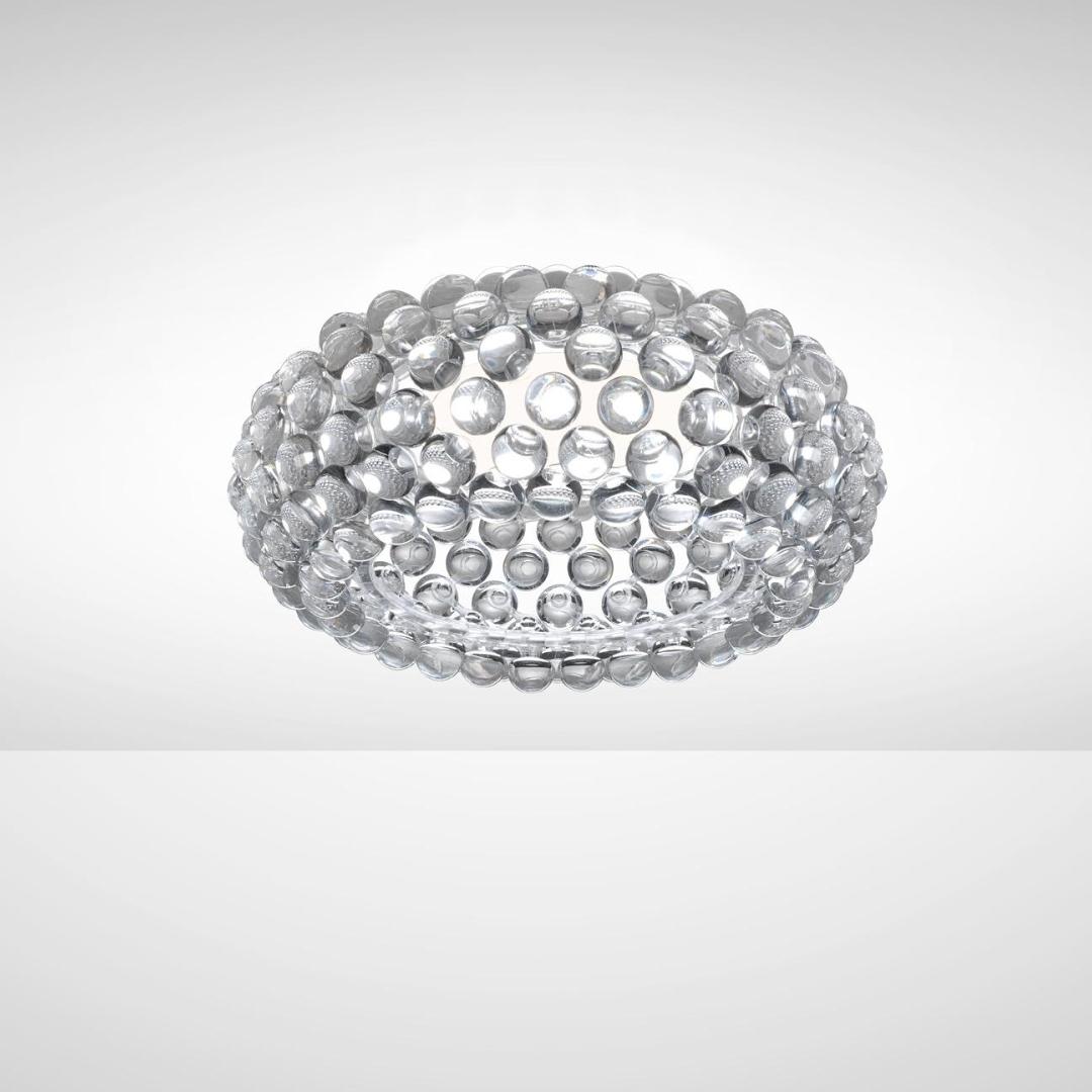 Italian 'Caboche Plus' Ceiling Light by Urquiola & Gerotto for Foscarini in Transparent For Sale