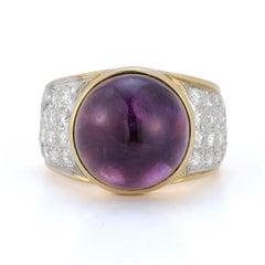 Cabochon Amethyst Ring
