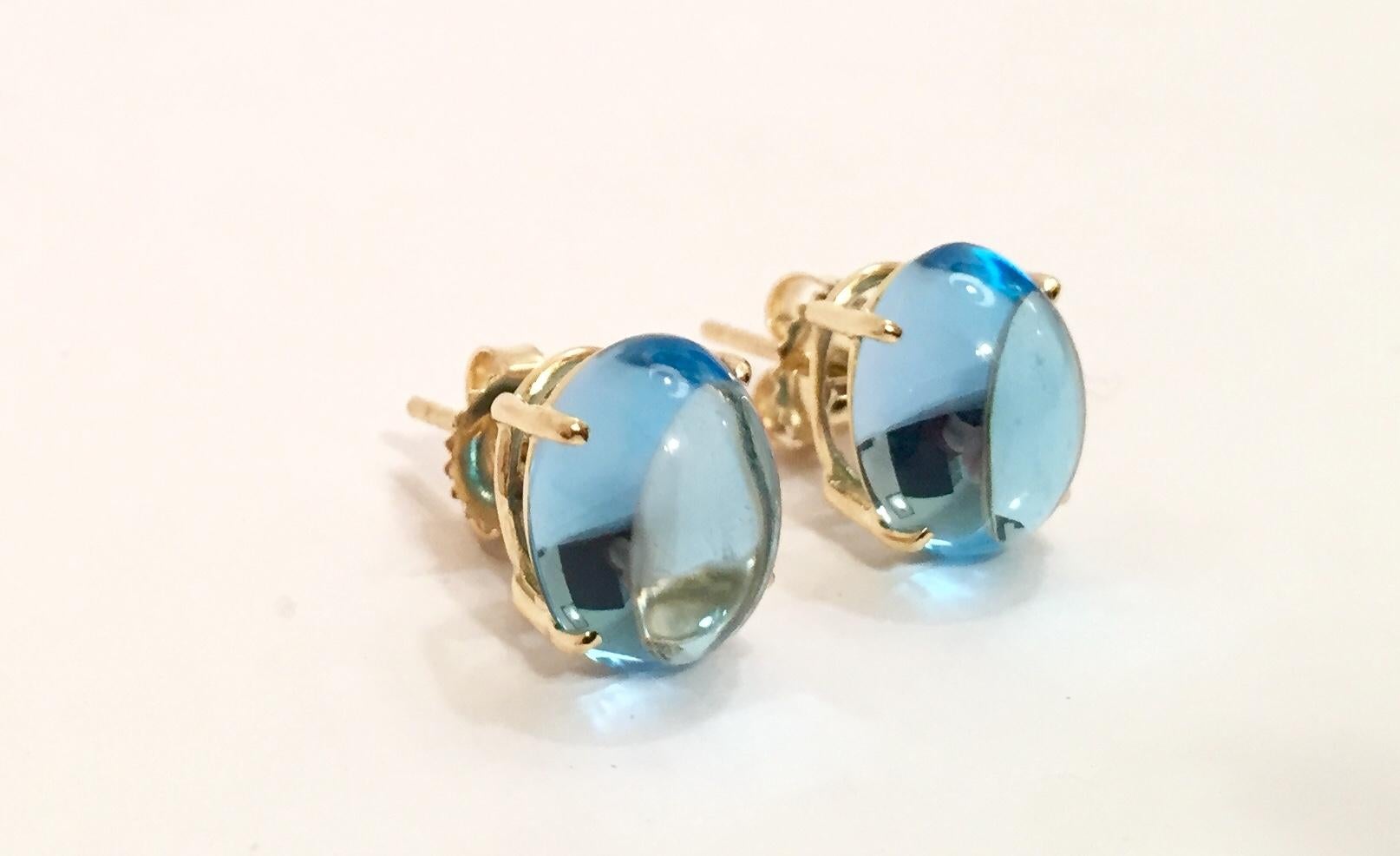 cabochon earrings