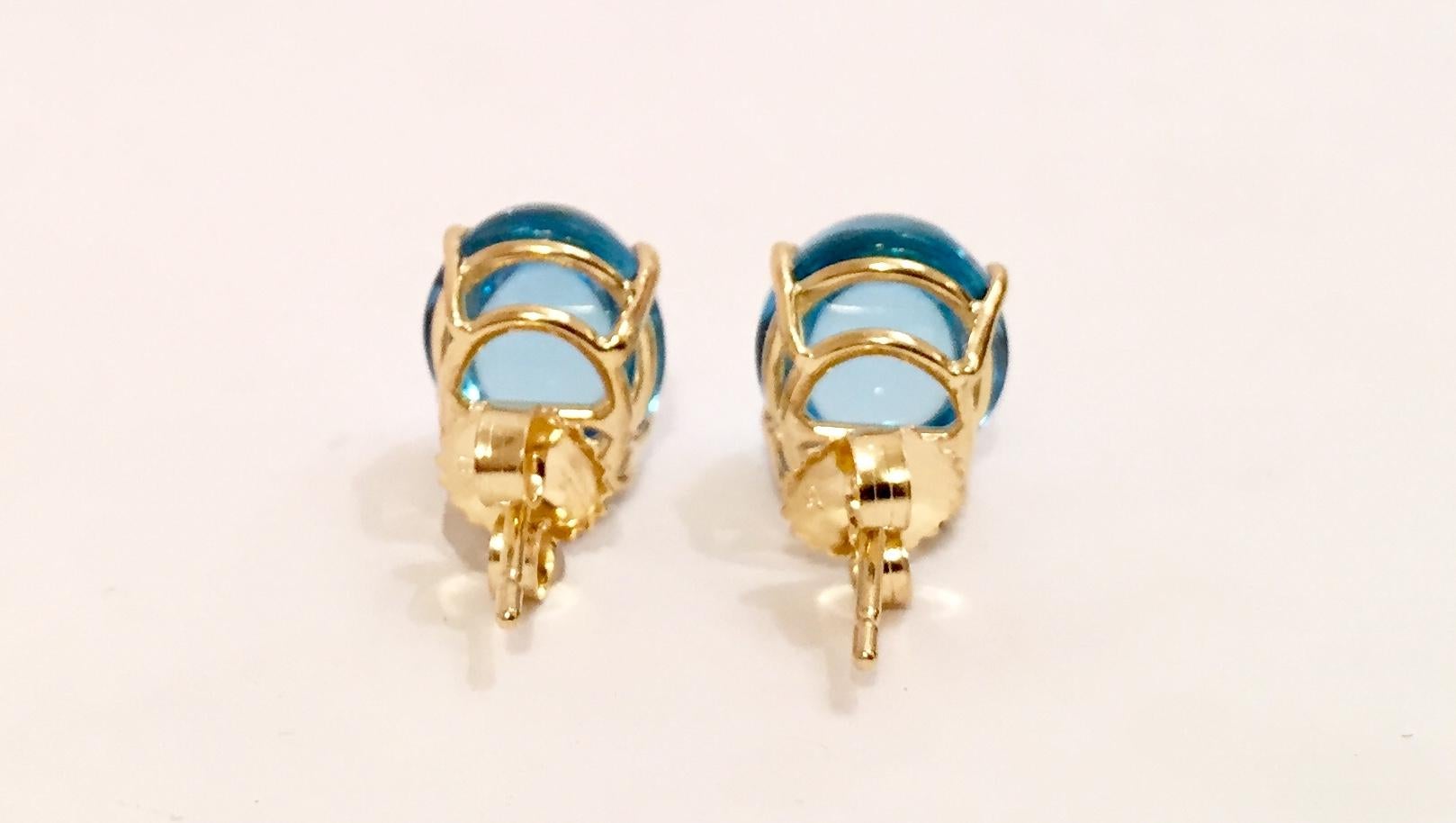 cabachon earrings