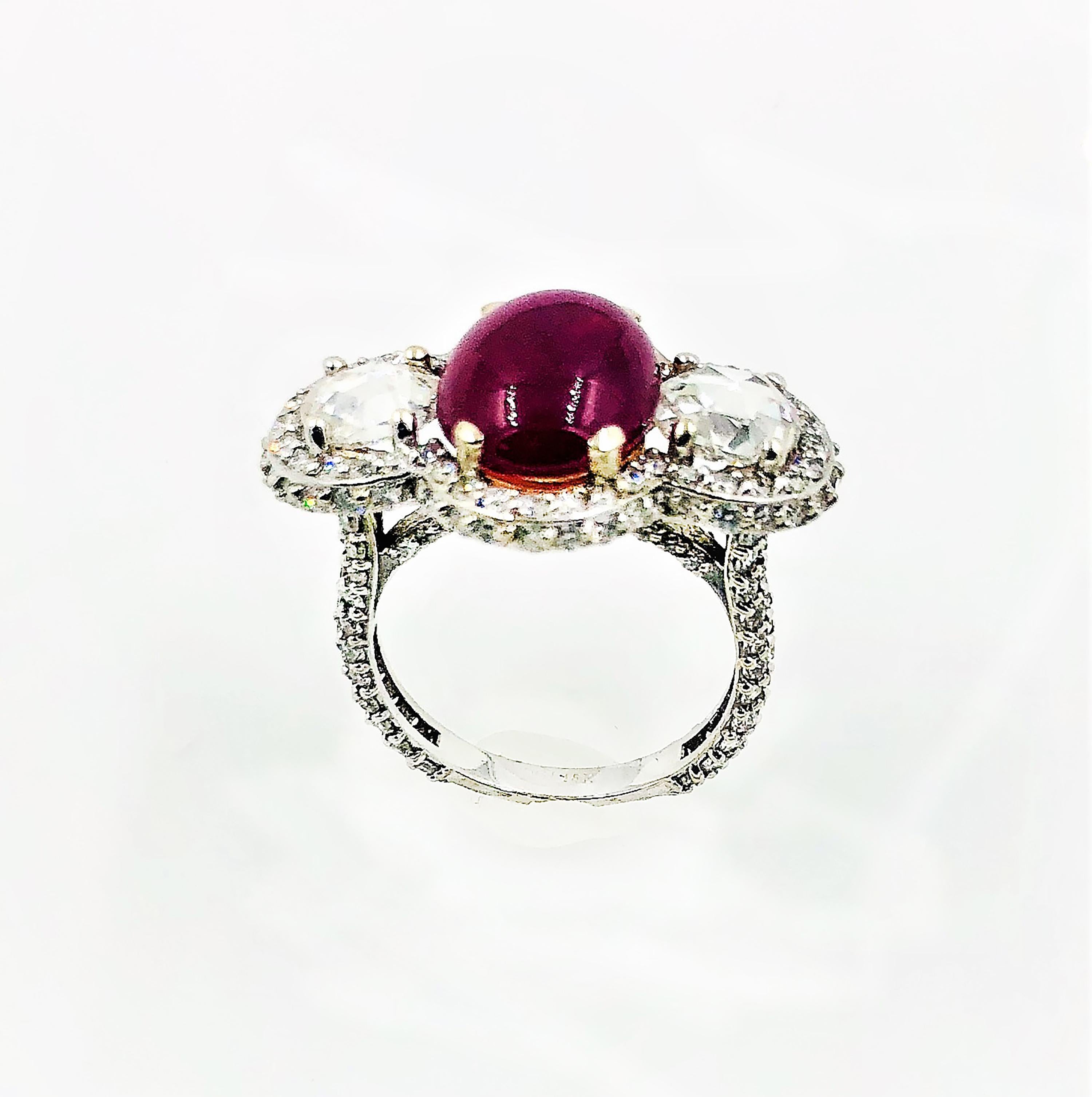 what is a cabochon ruby