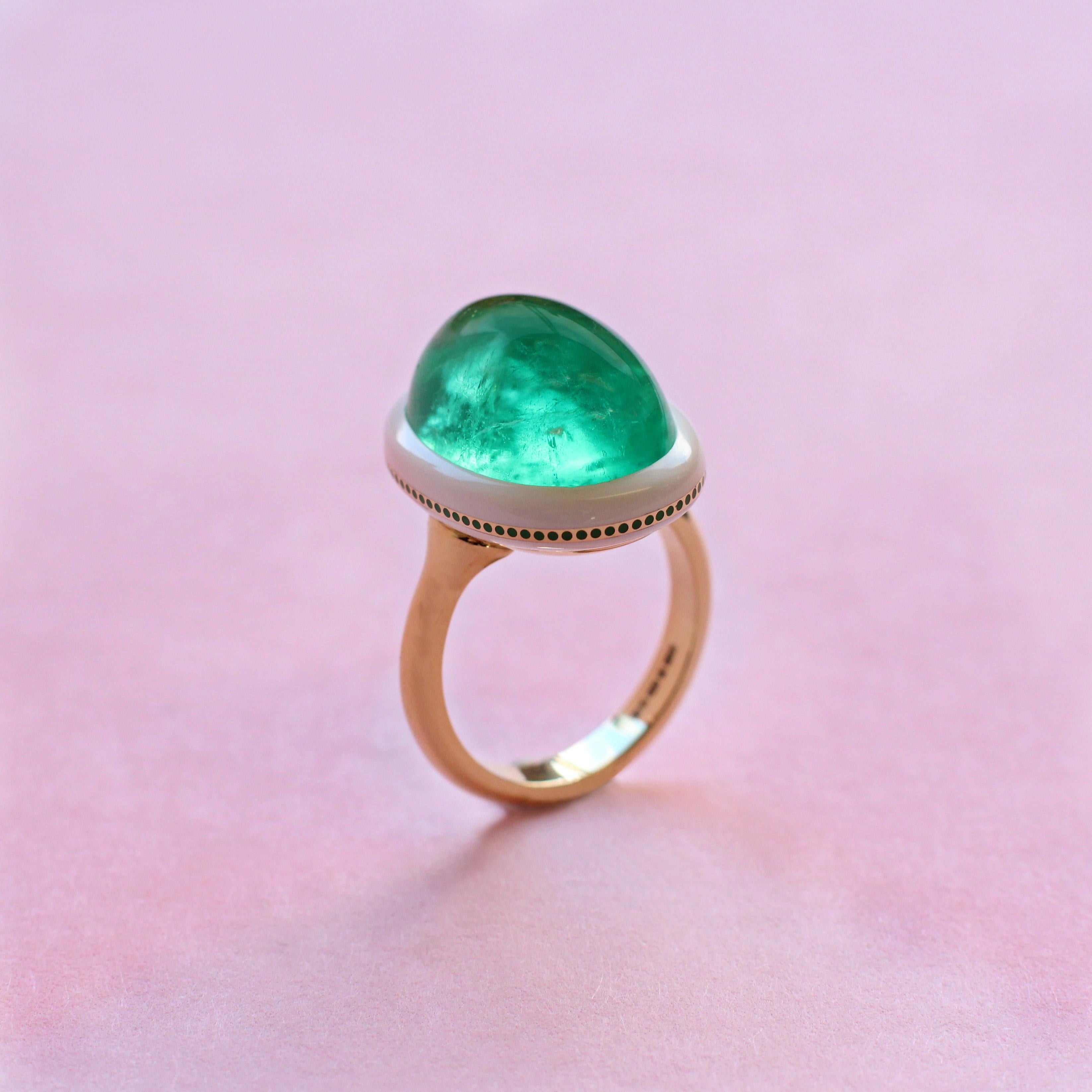 17 carat emerald ring