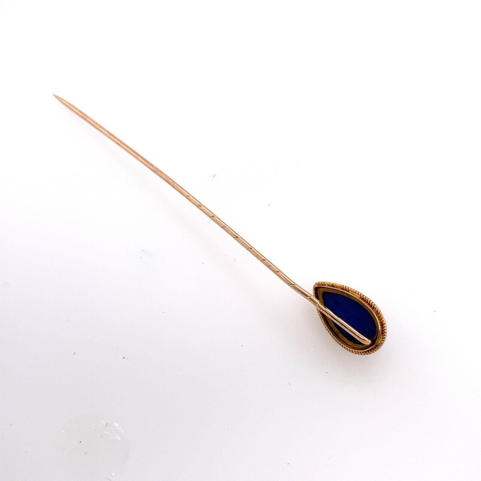 Cabochon Pear Shape Lapis, Set In 18ct Yellow Gold Twisted Pin

Lapis Lazuli are powerful intensely blue stones. They have a strong Spiritual energy and have been used since ancient times and are still in use today.

Additional Information: 
Total