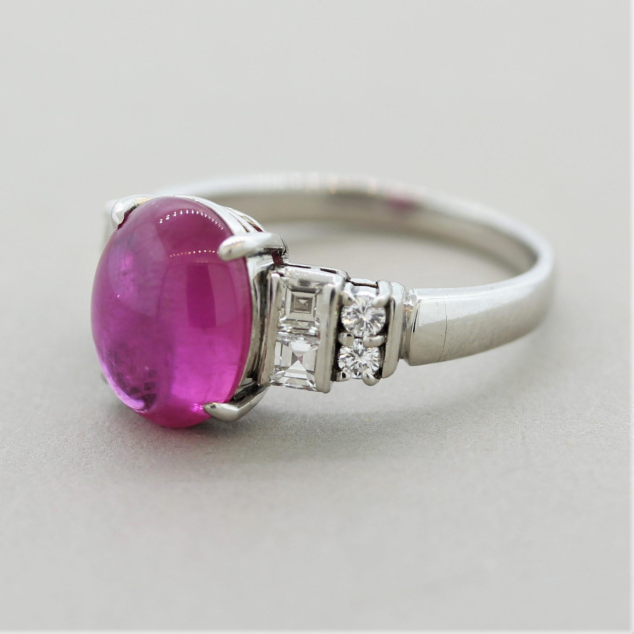 cabochon ruby ring