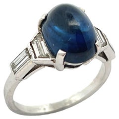 Cabochon Sapphire Ring