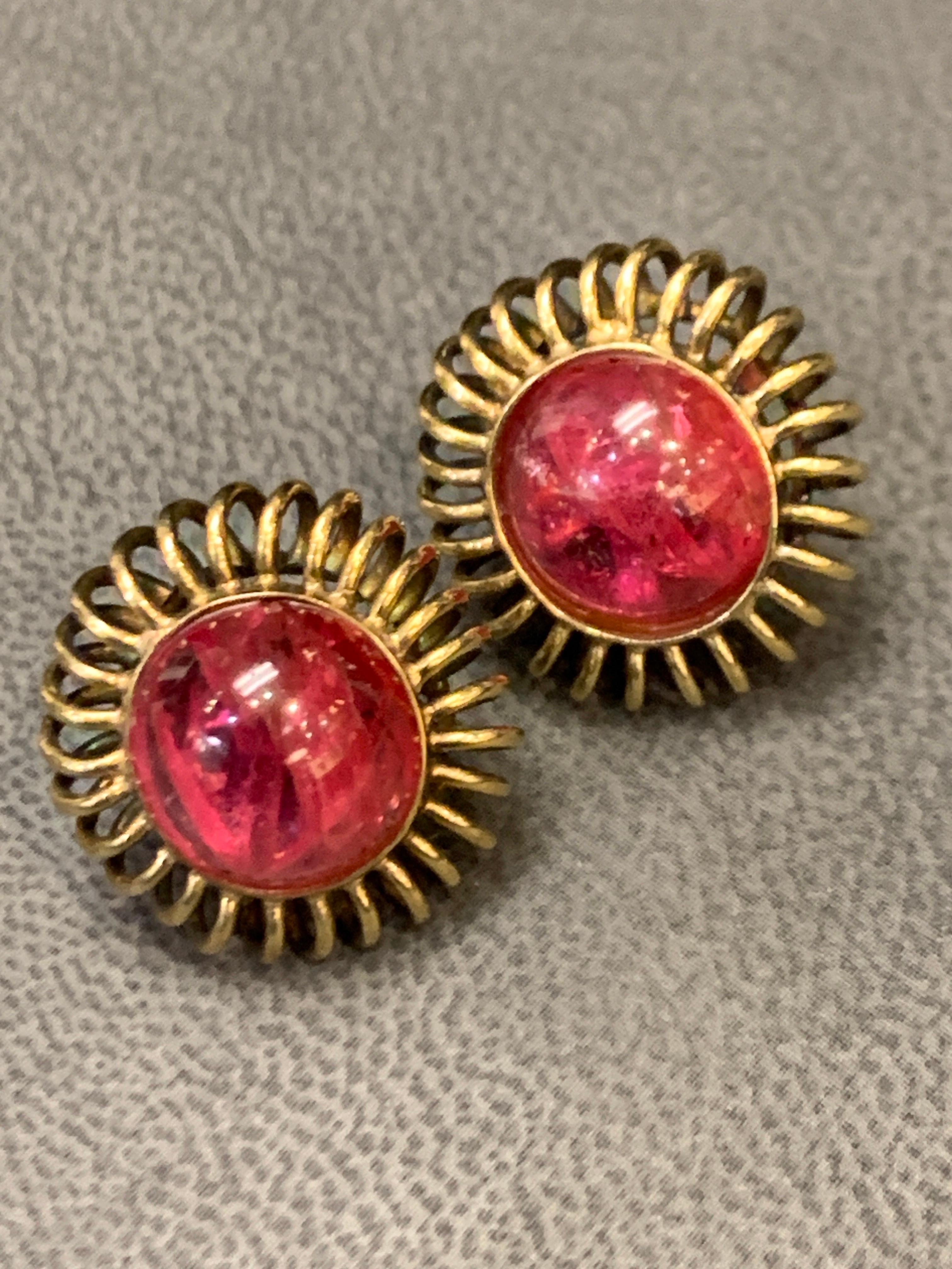 Women's Cabochon Spinel Earrings For Sale
