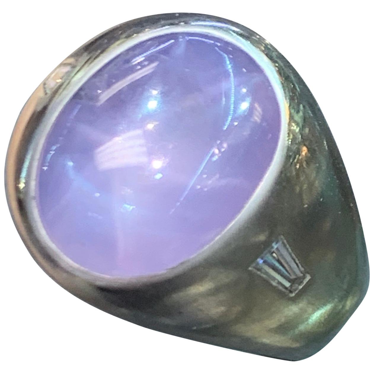 Sapphire and Diamond Antique Russian Men's Ring at 1stDibs | russian ...