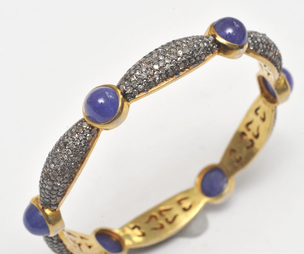 tanzanite bangle bracelet