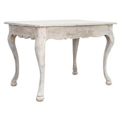 Cabriole Leg French Bleached Oak Table