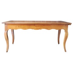 Antique Cabriole Leg French Farmhouse Table