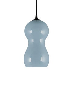 Cacahuate Tierra Pendant Light in Lush Chocolate Ceramic with Standard Lamp