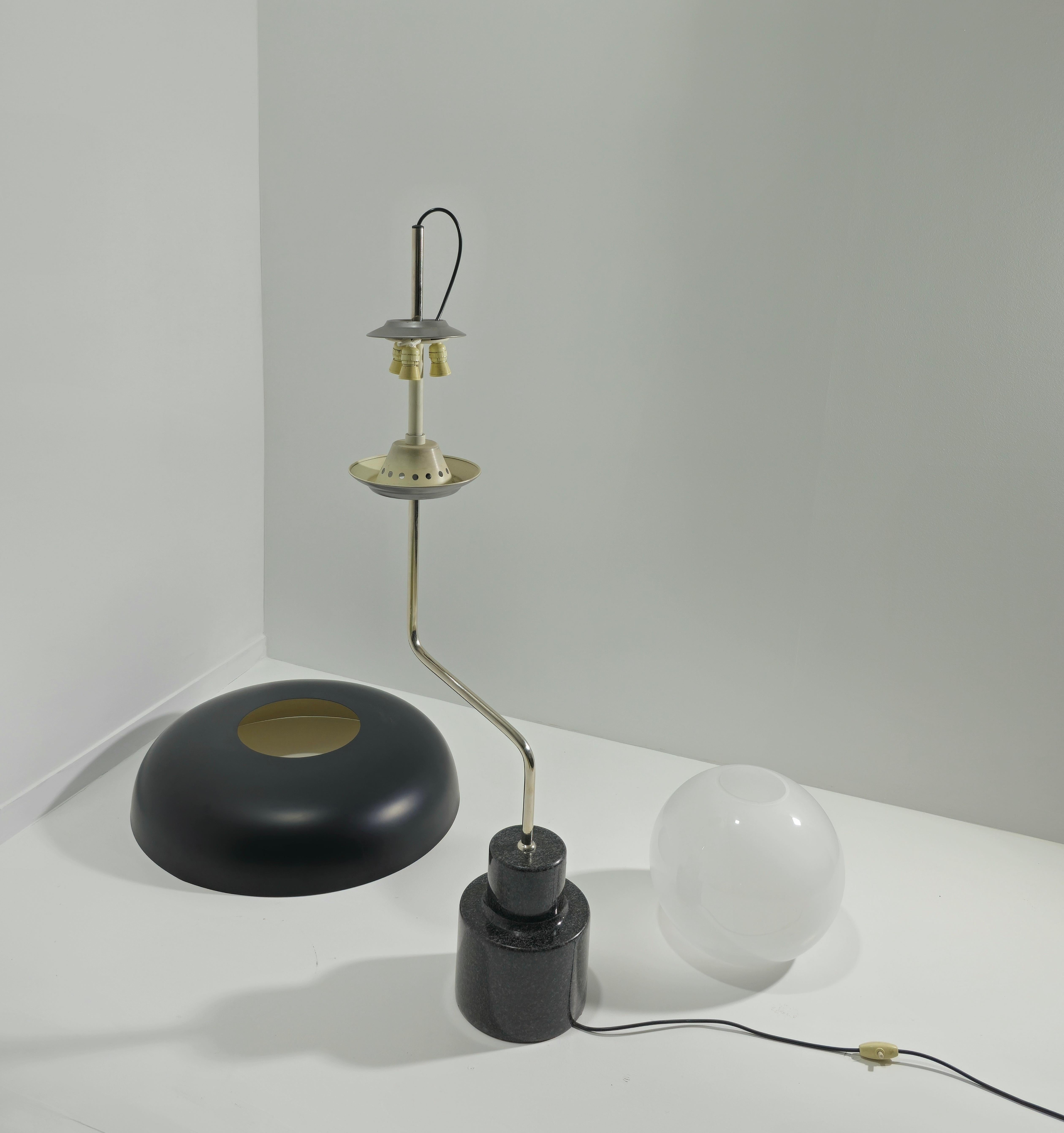 Mid-Century Modern Caccia Dominioni Rare and Monumental Mikado Table Lamp Italy 1962 Mid-Century For Sale