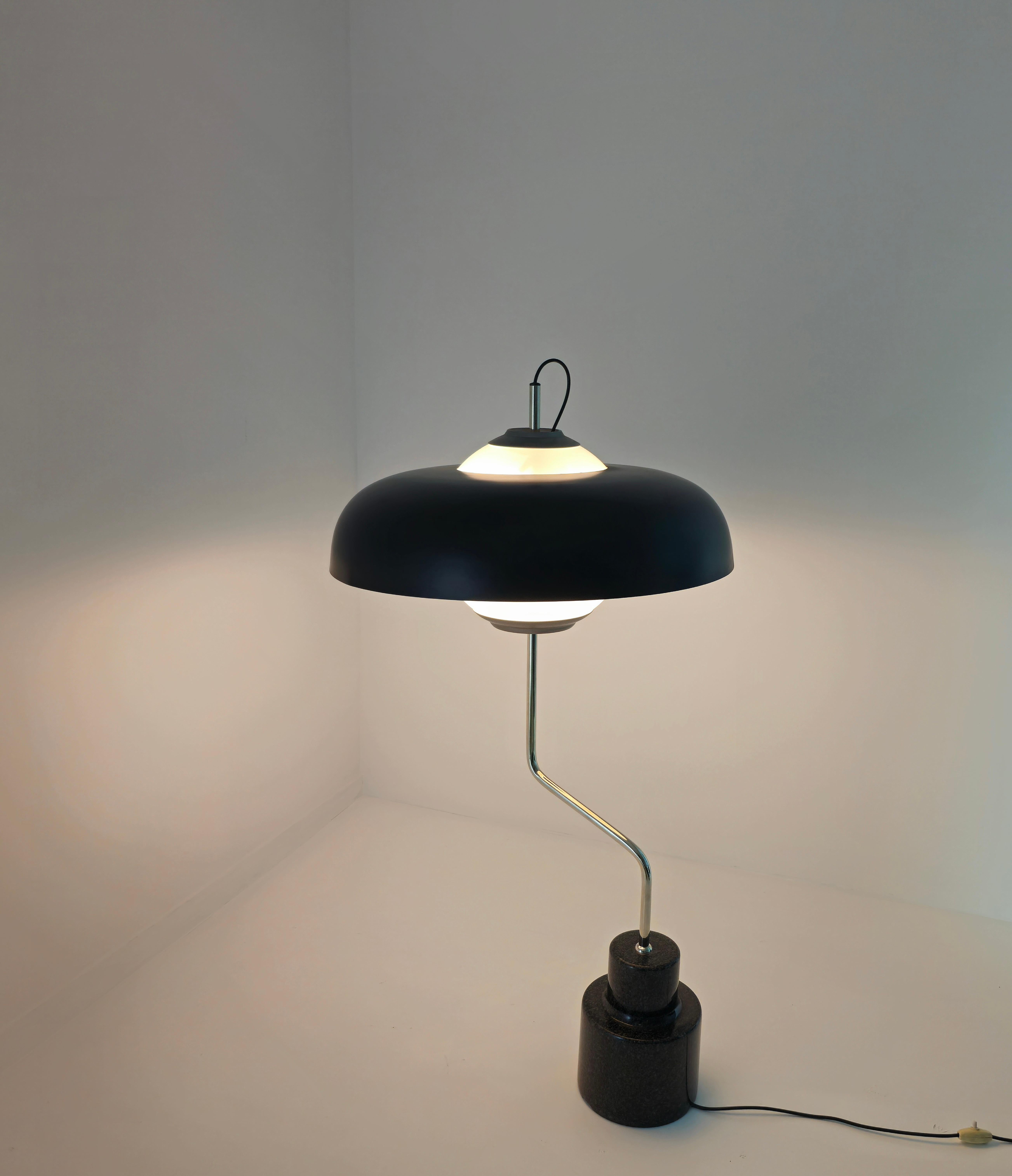 20th Century Caccia Dominioni Rare and Monumental Mikado Table Lamp Italy 1962 Mid-Century For Sale