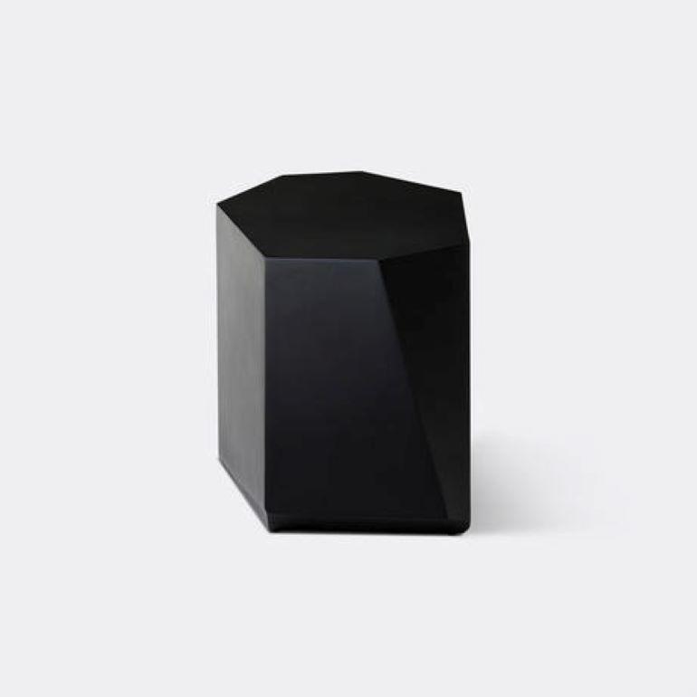 Cachalot Side Table, Abyss Black In New Condition For Sale In Chicago, IL