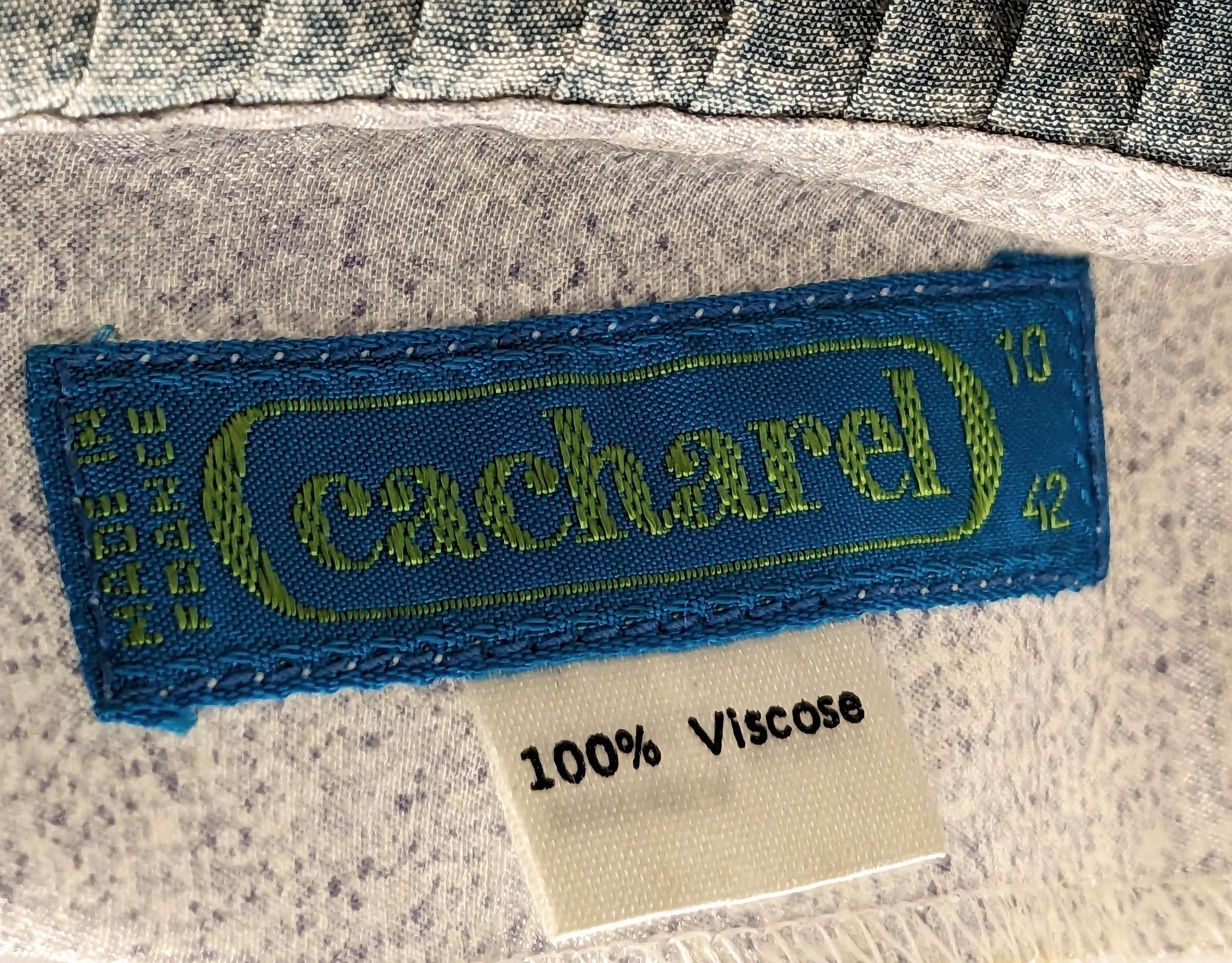 Cacharel 1980s Viscose Vintage Dress For Sale 1