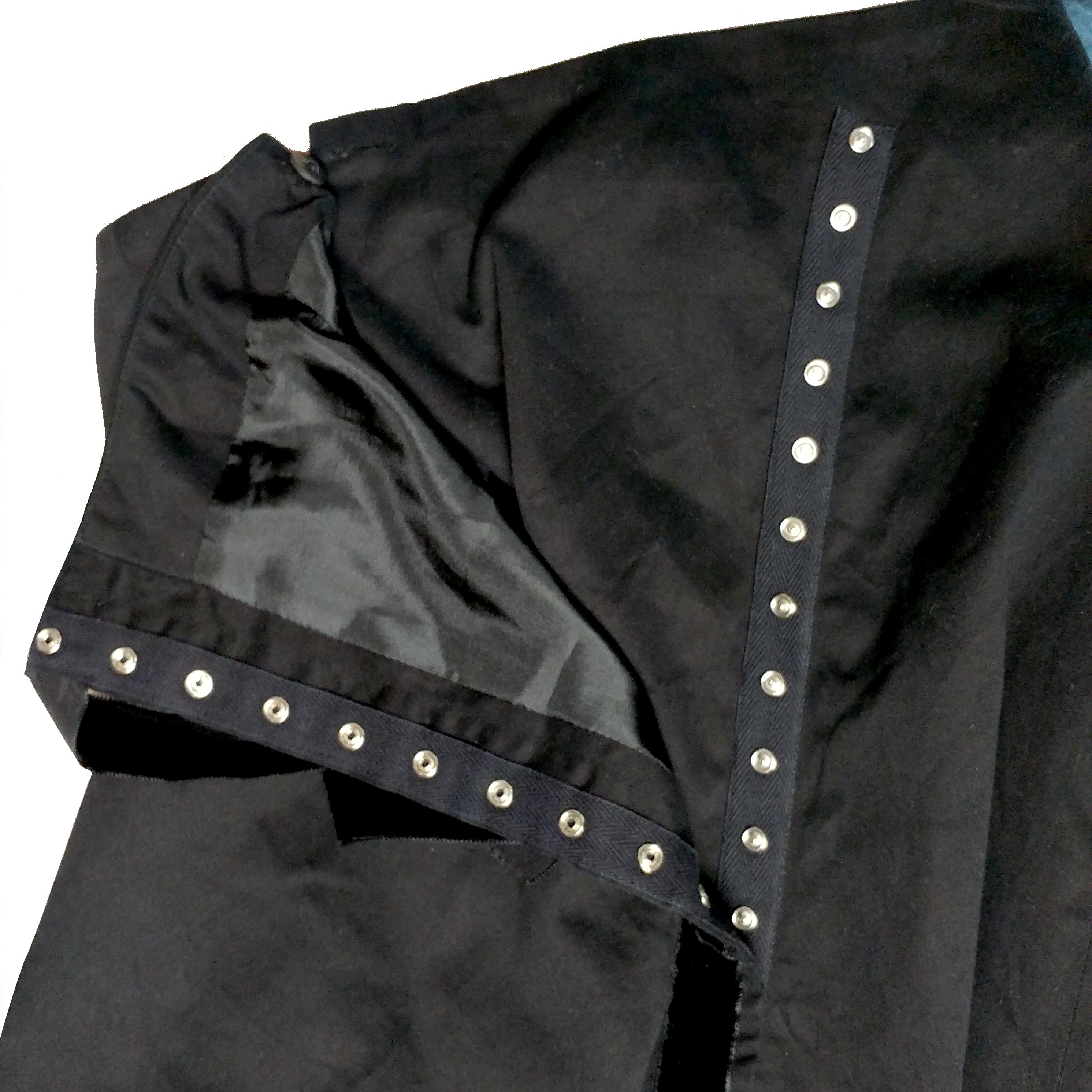 CACHAREL - Mini-jupe portefeuille en coton noir  taille US 34EU Pour femmes en vente