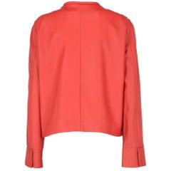 Cacharel Vintage 90s red leather jacket