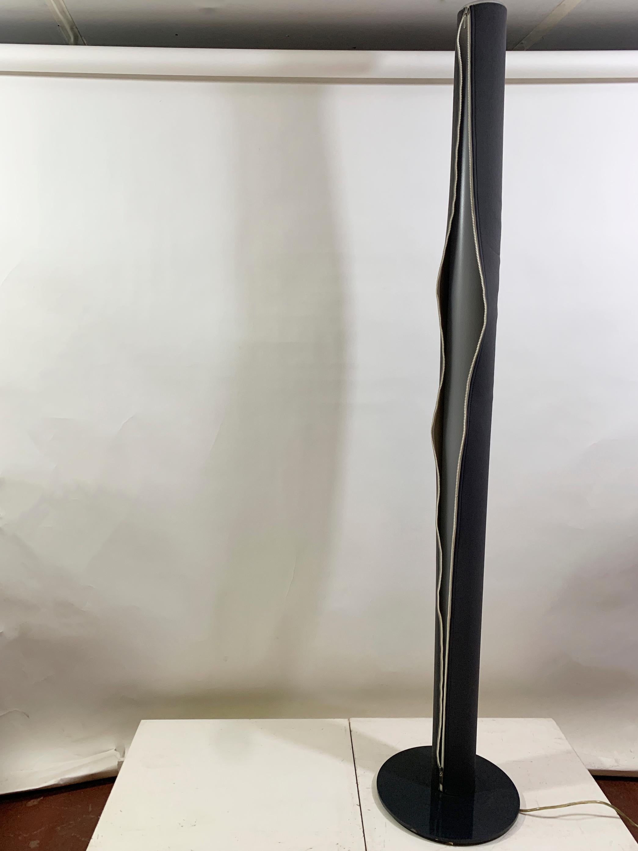 Fabric Cache-Cache Floor Lamp - Anthracite- Designed by Victor Boeda for Steiner Paris For Sale