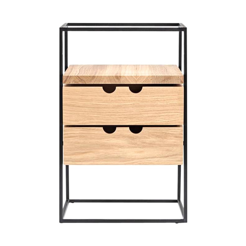 Organizador de escritorio "Cache" Madera y acero de Paul McCobb para Karakter