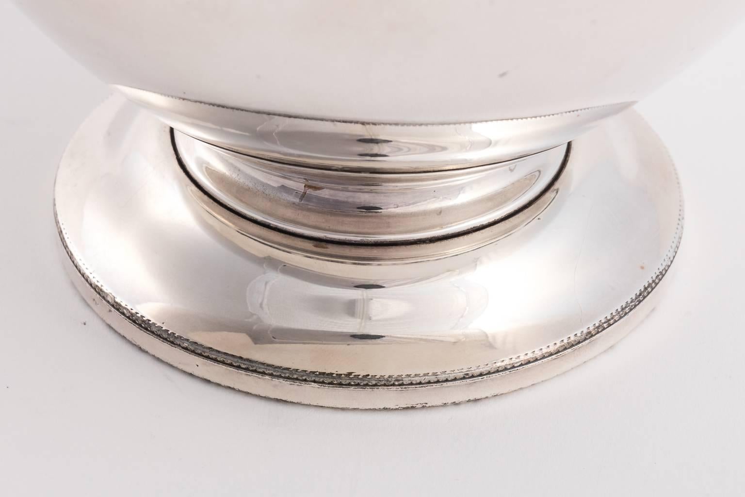 Silver Plate Cache Pot by Walker and Hall, circa 1930