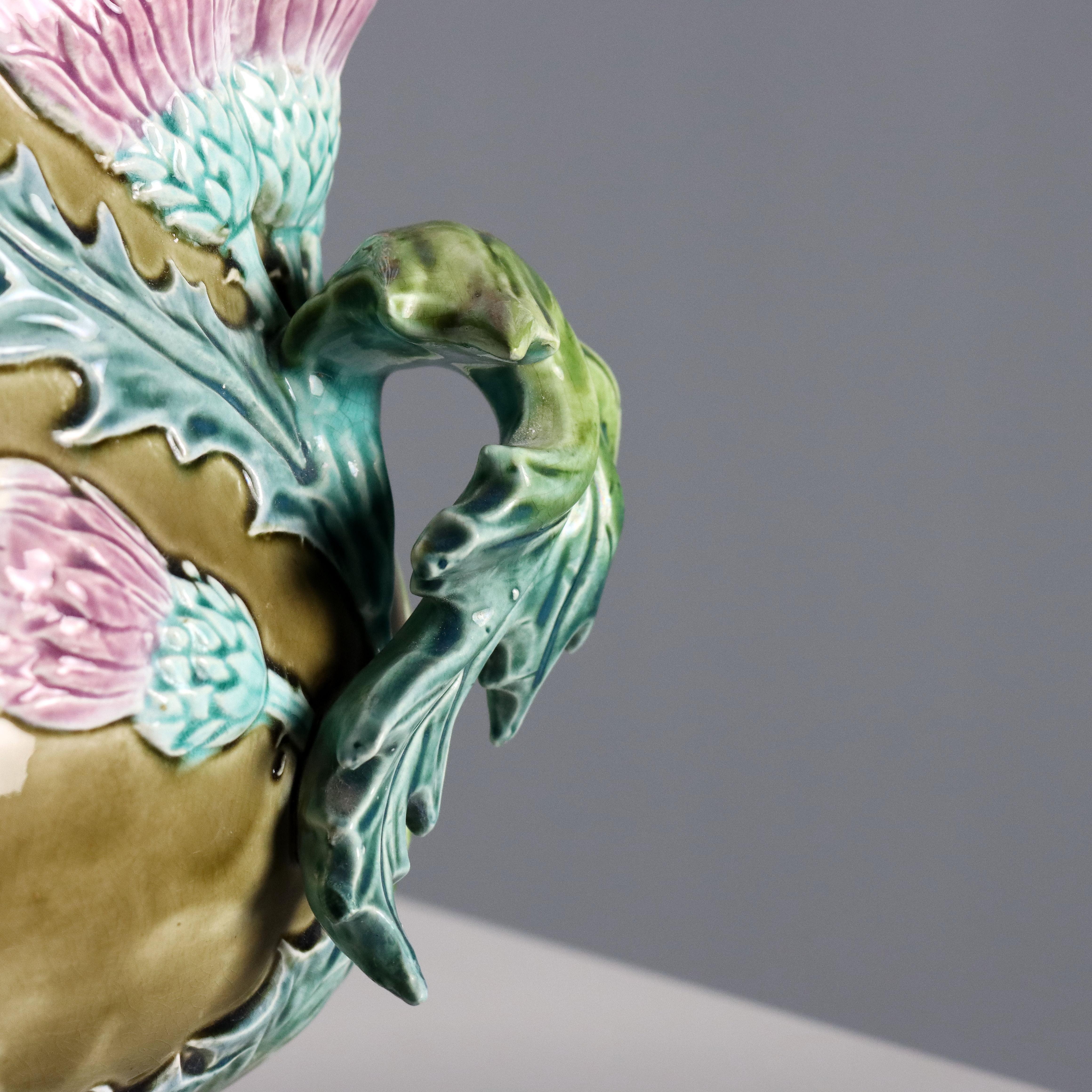 Cache Pot in Ceramica Barbotine Europa Primi '900 In condizioni buone in vendita a Milano, IT