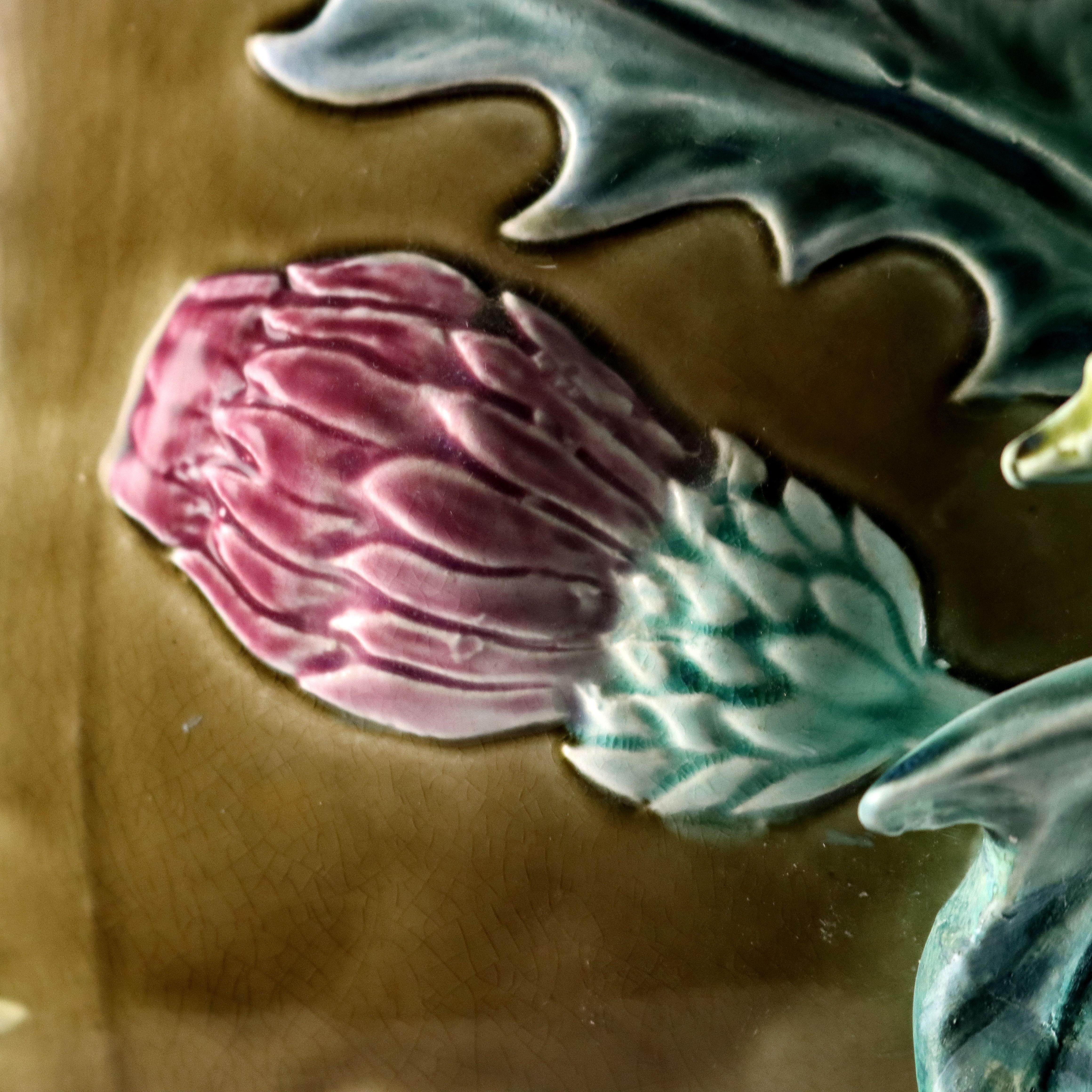 Cache Pot in Ceramica Barbotine Europa Primi '900 in vendita 1