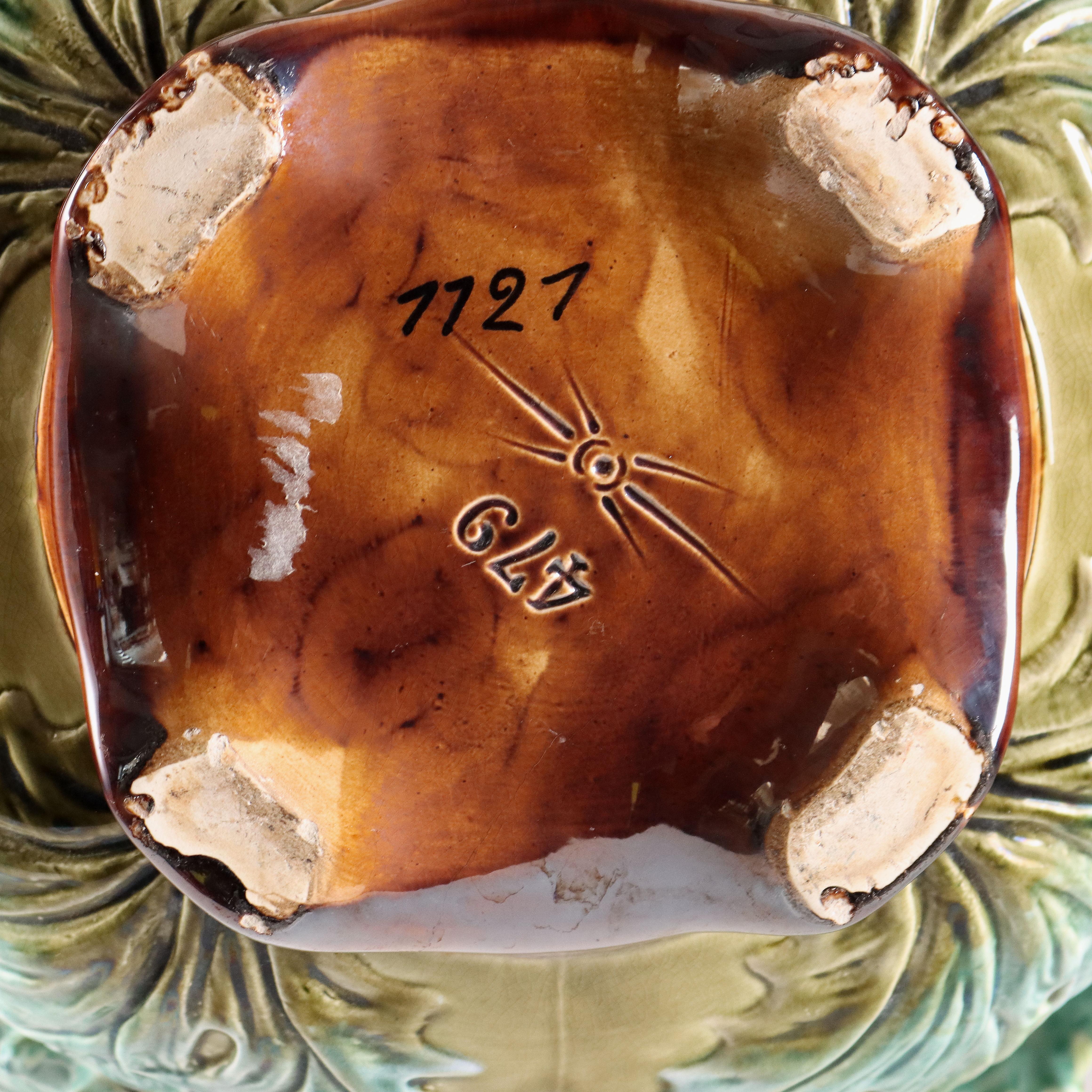 Cache Pot in Ceramica Barbotine Europa Primi '900 in vendita 3