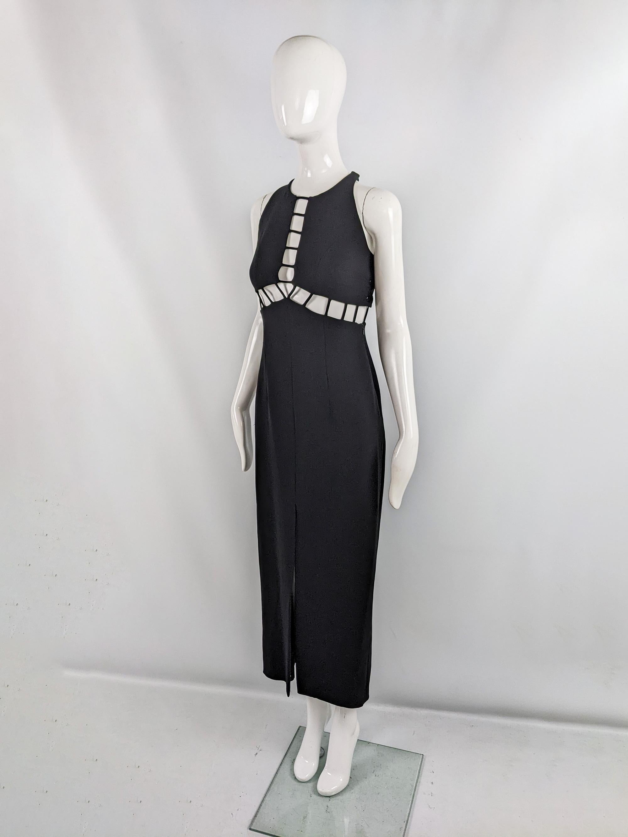 black cache dress
