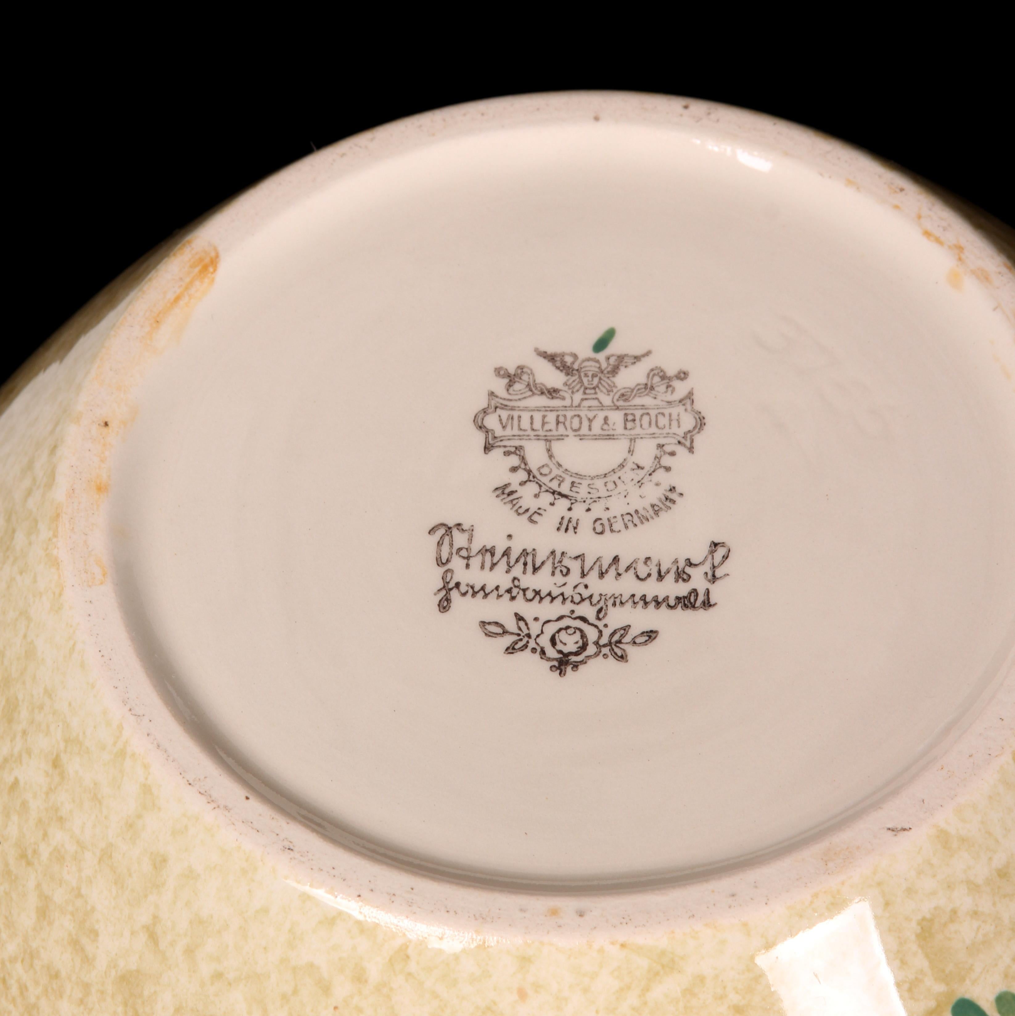 Cachepot Ø 22cm Jardinière Villeroy & Boch Dresden modèle art déco 
