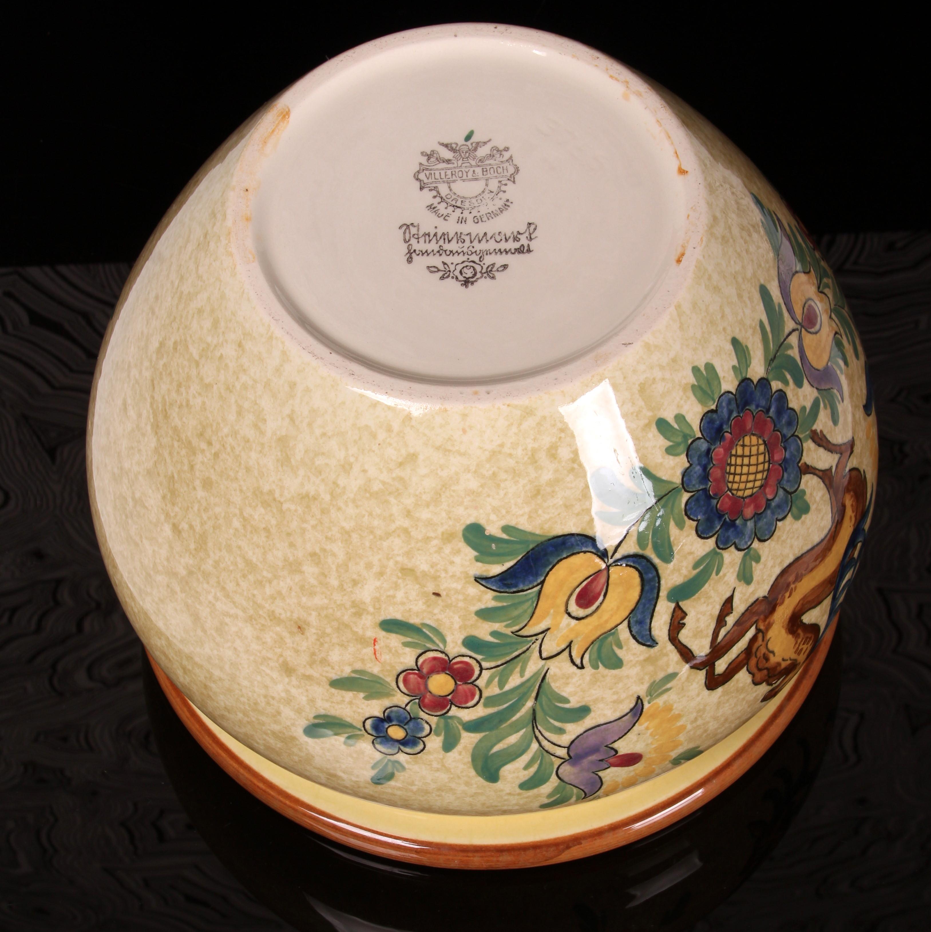 Cachepot Ø 22cm Jardinière Villeroy & Boch Dresden modèle art déco 