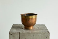 Cachepot o vaso in rame patinato Inizio XX secolo