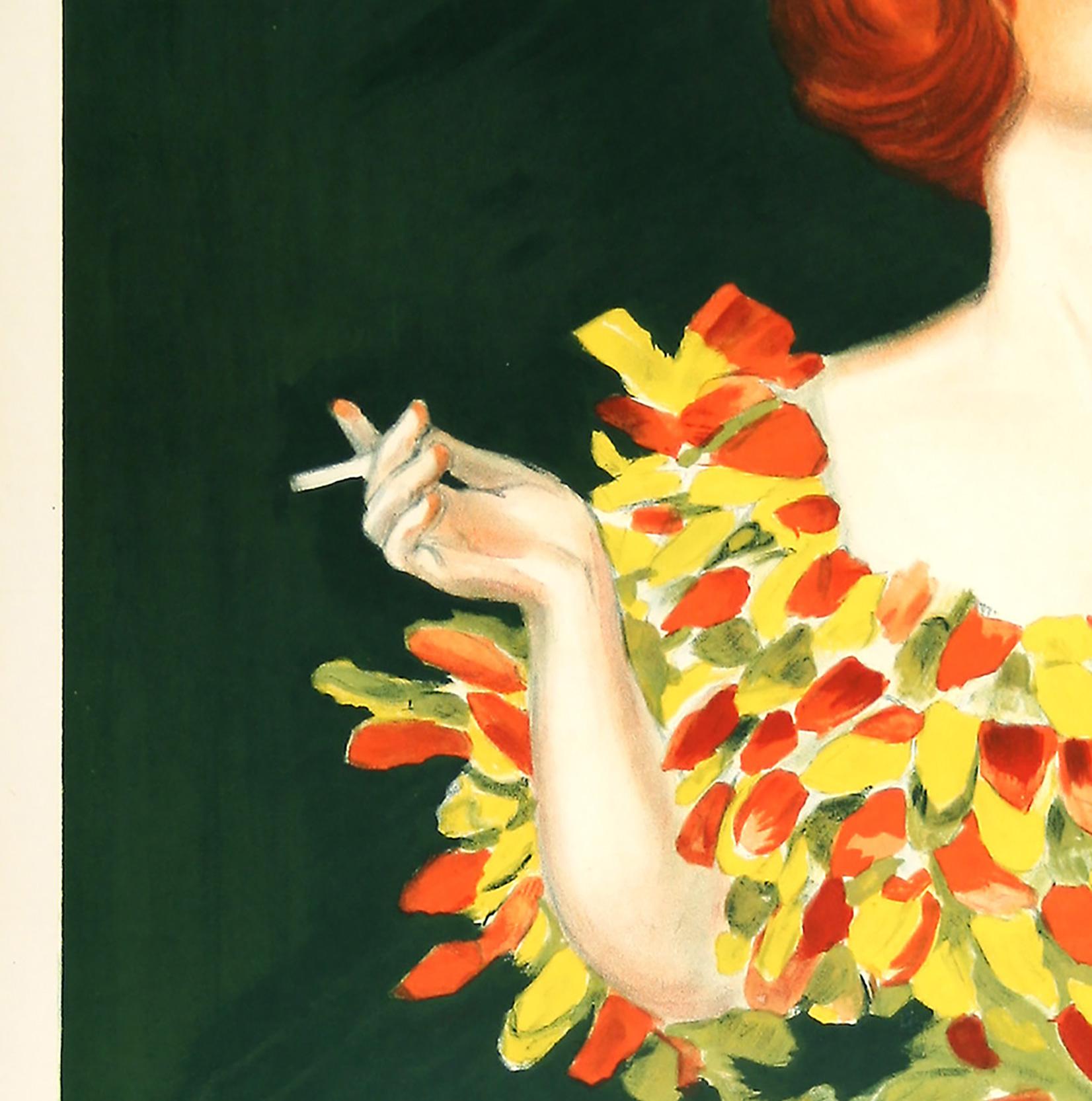 Linen Cachou Lajaunie 1922 Vintage French Advertising Poster, Leonetto Cappiello