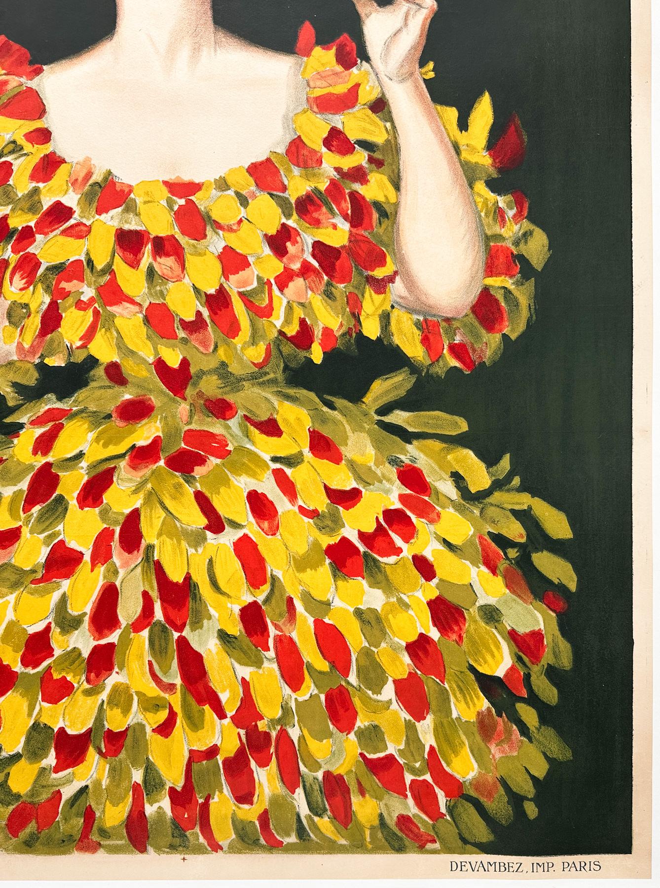 Cachou Lajaunie 1922 Poster pubblicitario francese d'epoca, Leonetto Cappiello in vendita 2