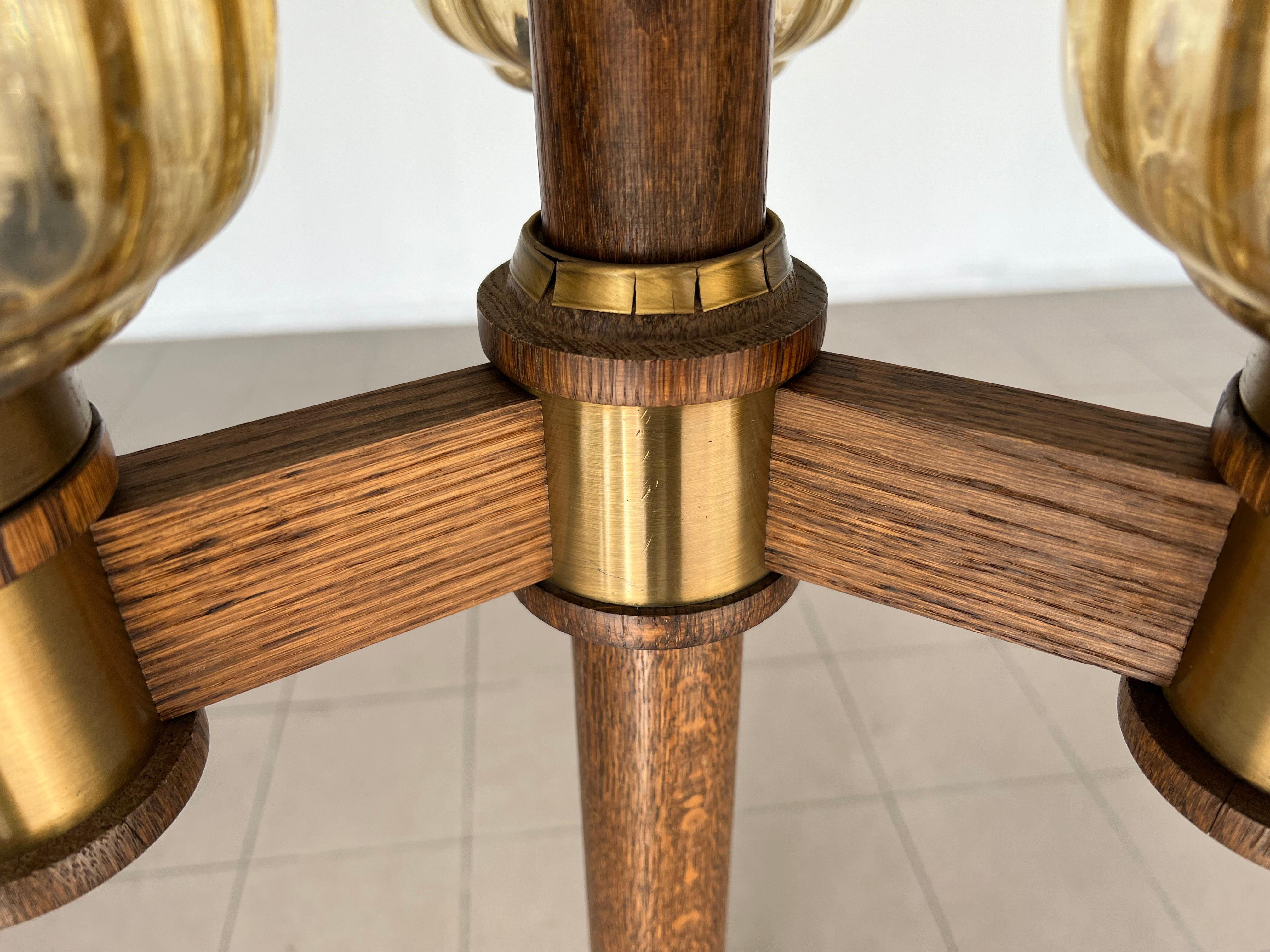 Lámpara de pie vintage de 3 luces Cactus en venta 1