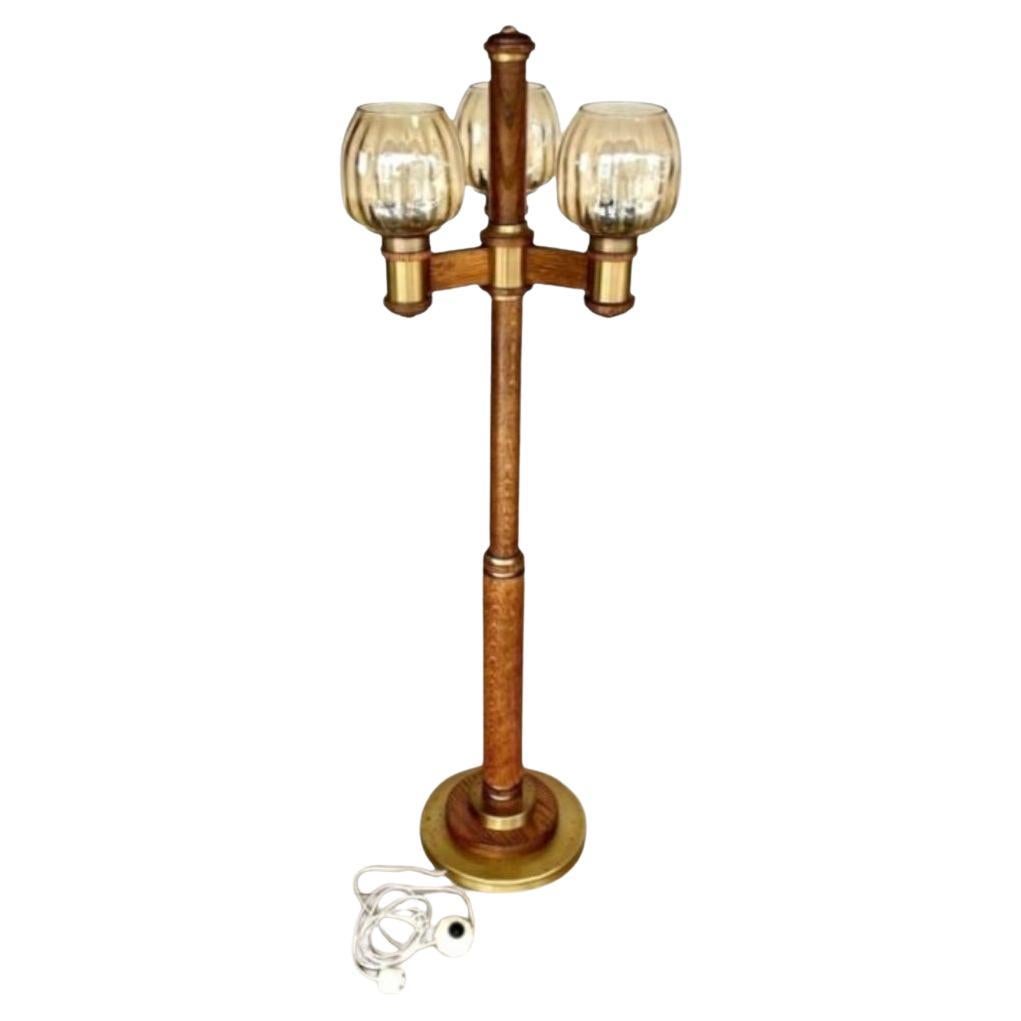 Lámpara de pie vintage de 3 luces Cactus en venta