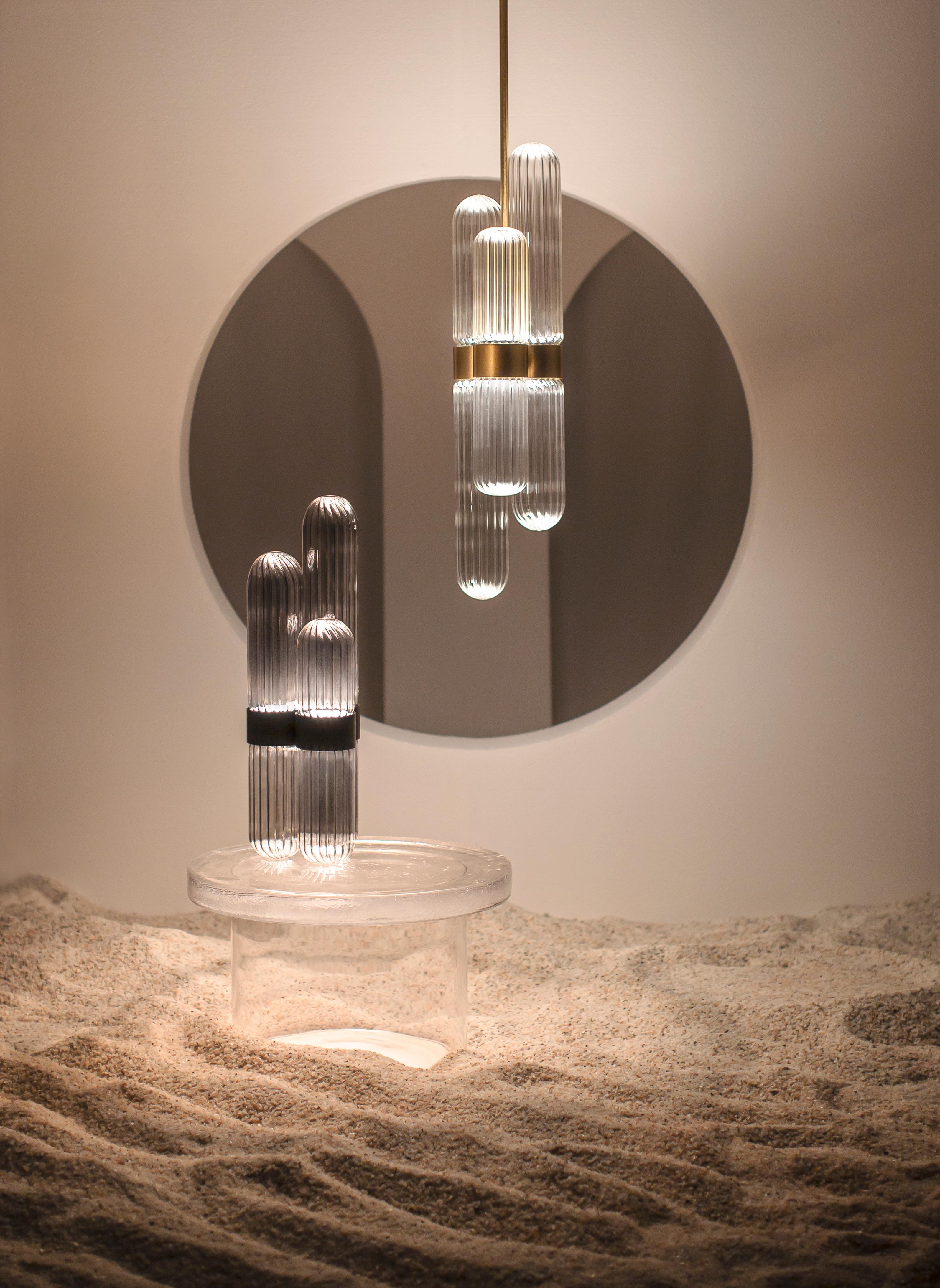 Cactus Big Floor Lamp Transparent by Pulpo 10