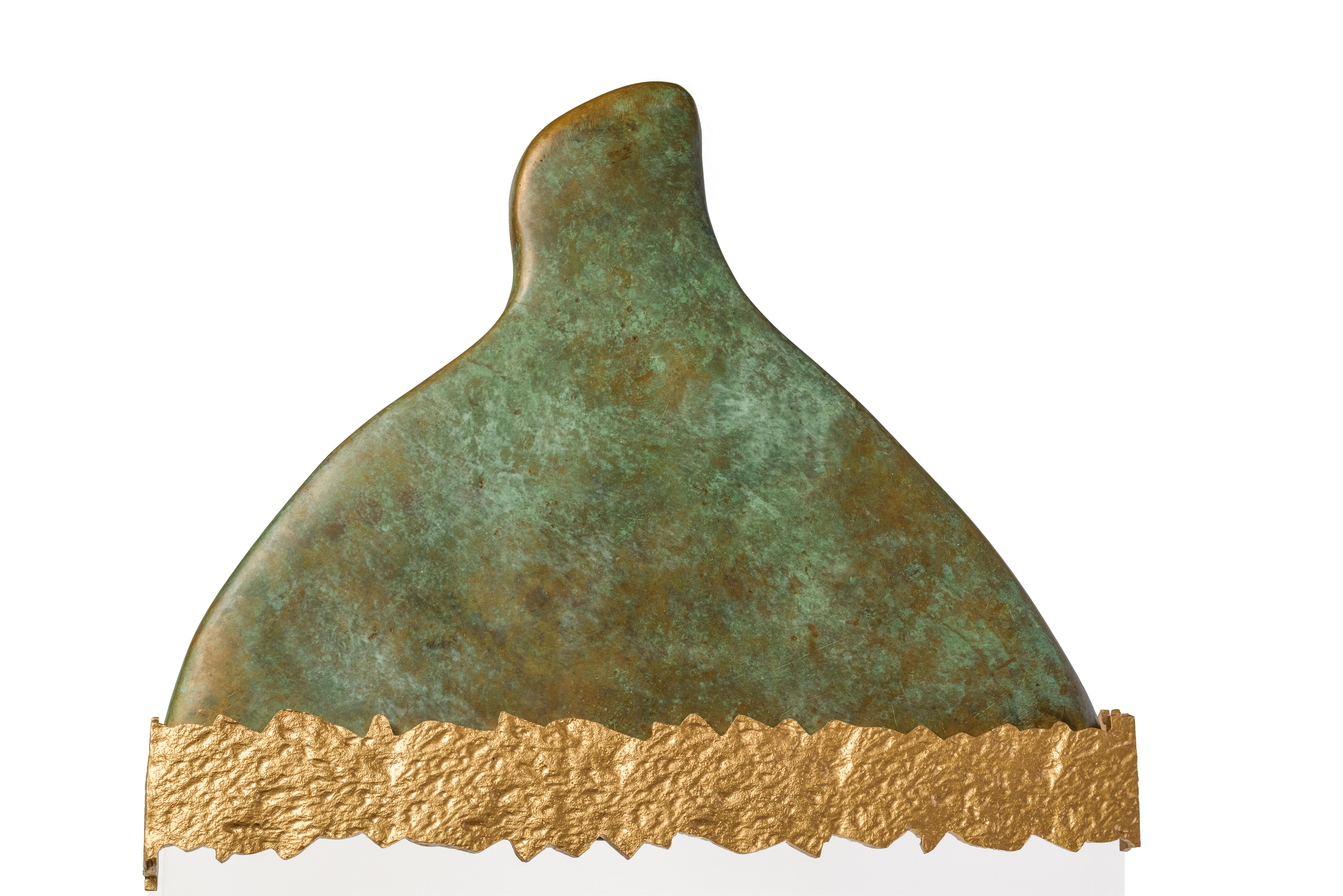 CACTUS-Consola de bronce, latón y acrílico macizo Siglo XXI y contemporáneo en venta