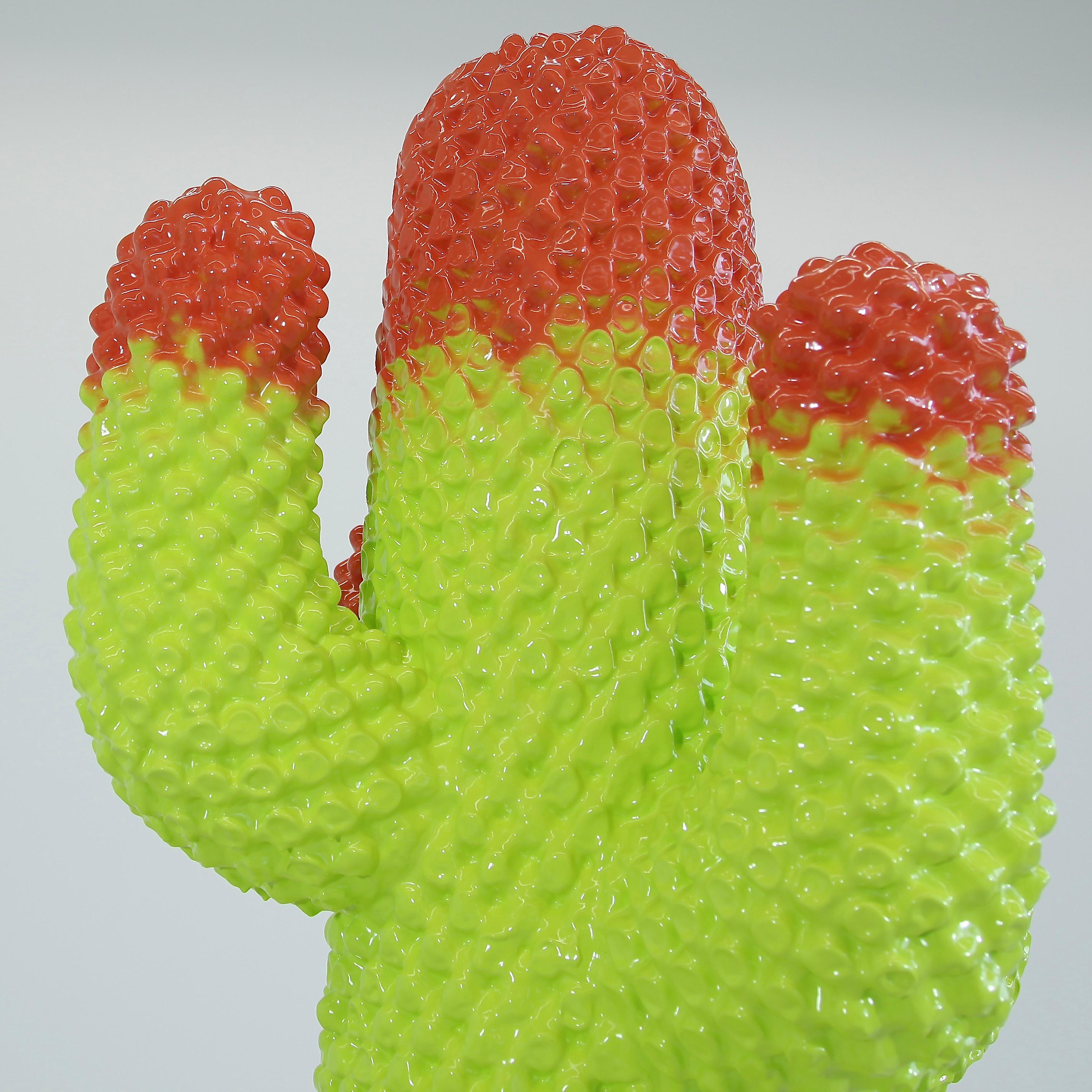 Italian Cactus Coathanger/ Sculpture by Drocco an Mello, Limited Edition