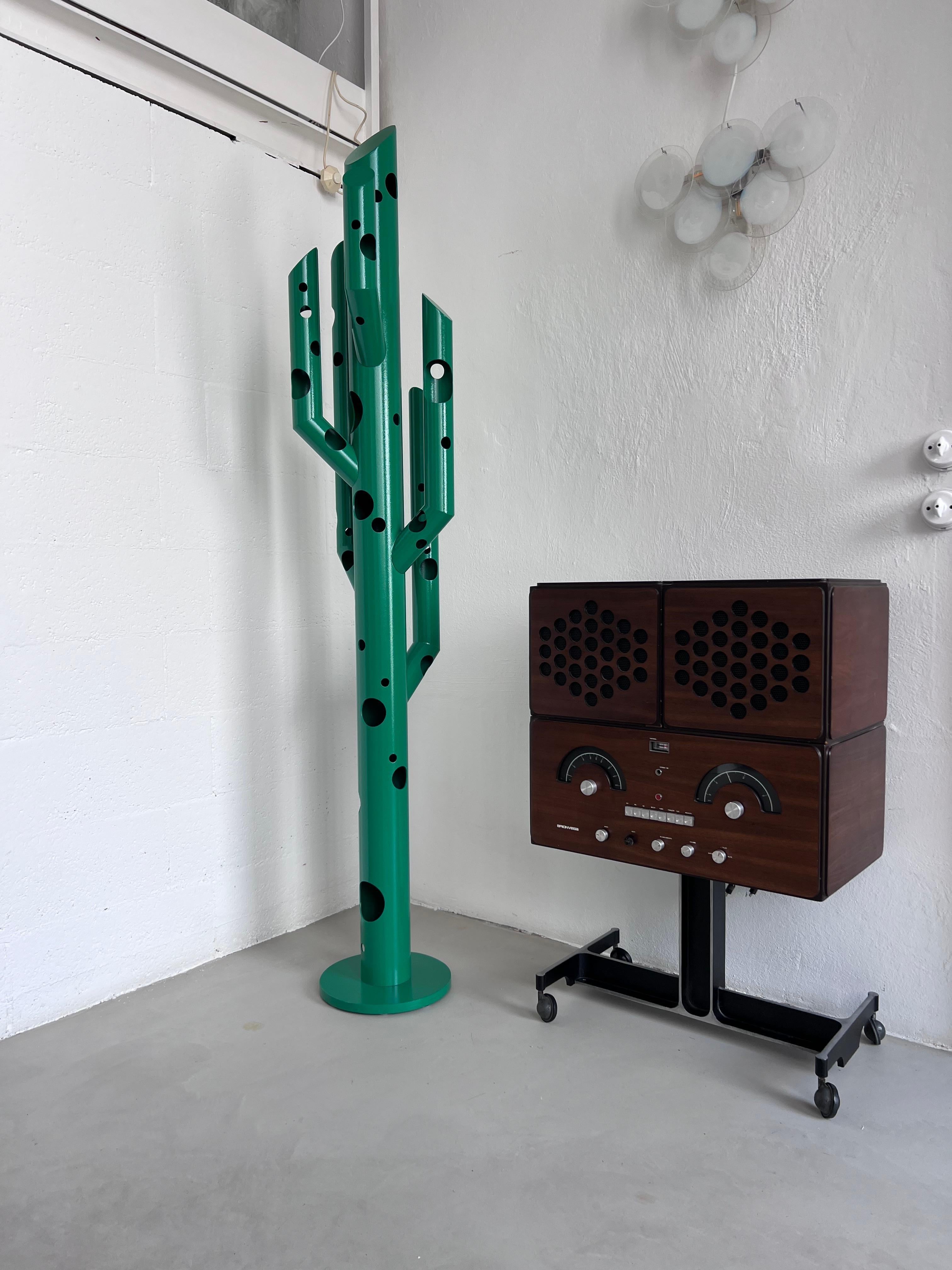 XXIe siècle et contemporain Sculpture contemporaine Cactus en vert, Spinzi Silös, Italian Collectible Design en vente