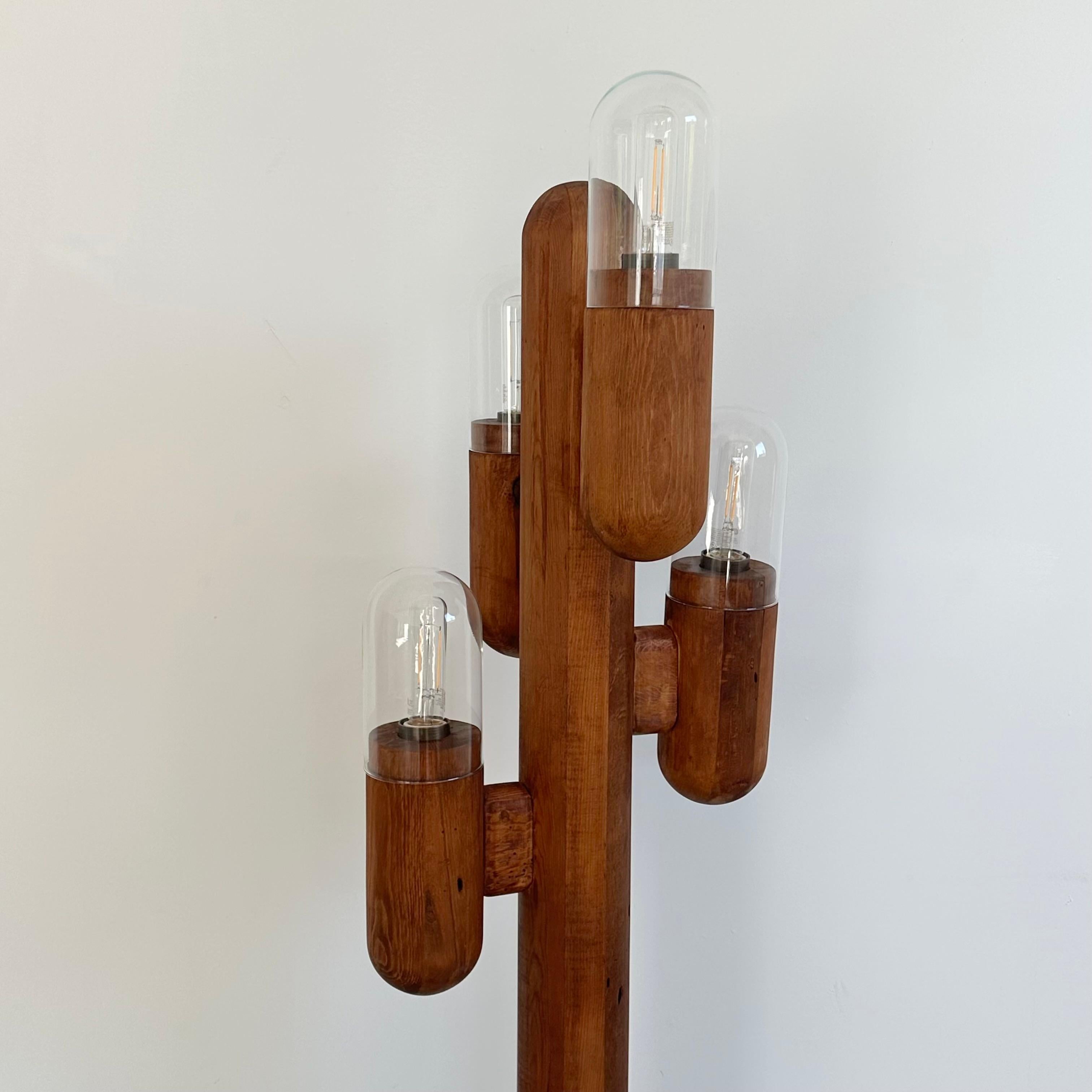 Lámpara de pie Cactus, años 70 EE.UU. en venta 4