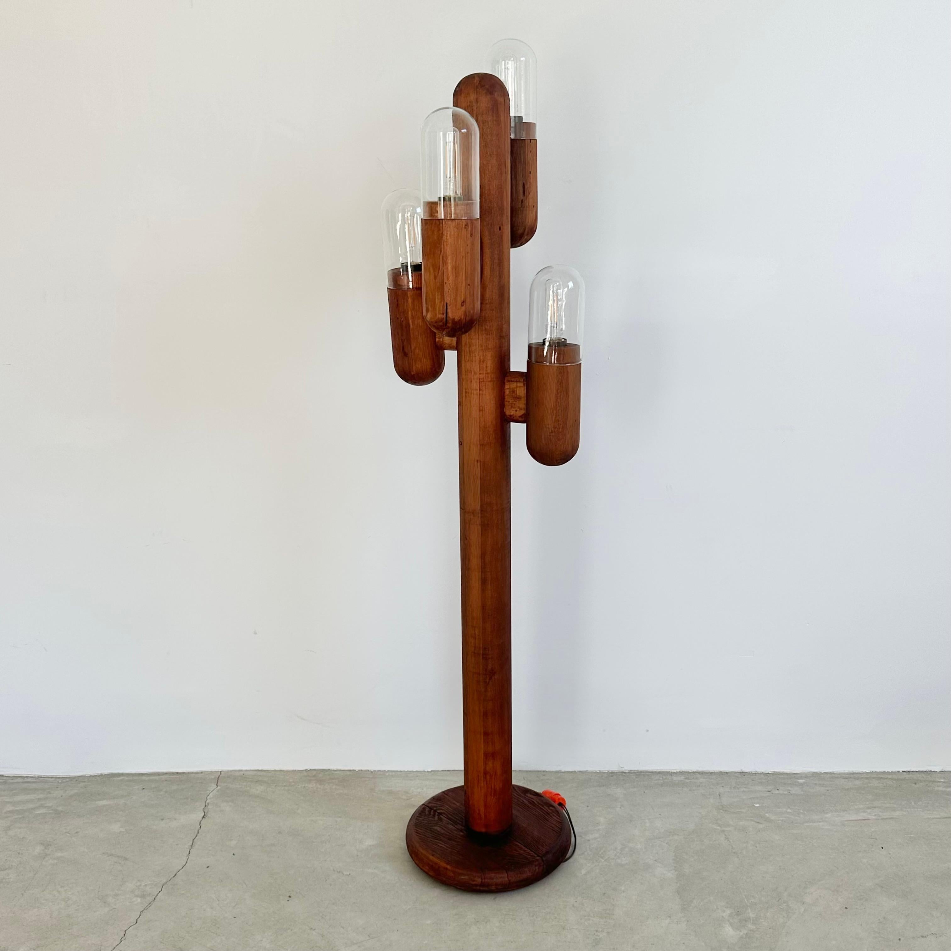 Lámpara de pie Cactus, años 70 EE.UU. Estadounidense en venta