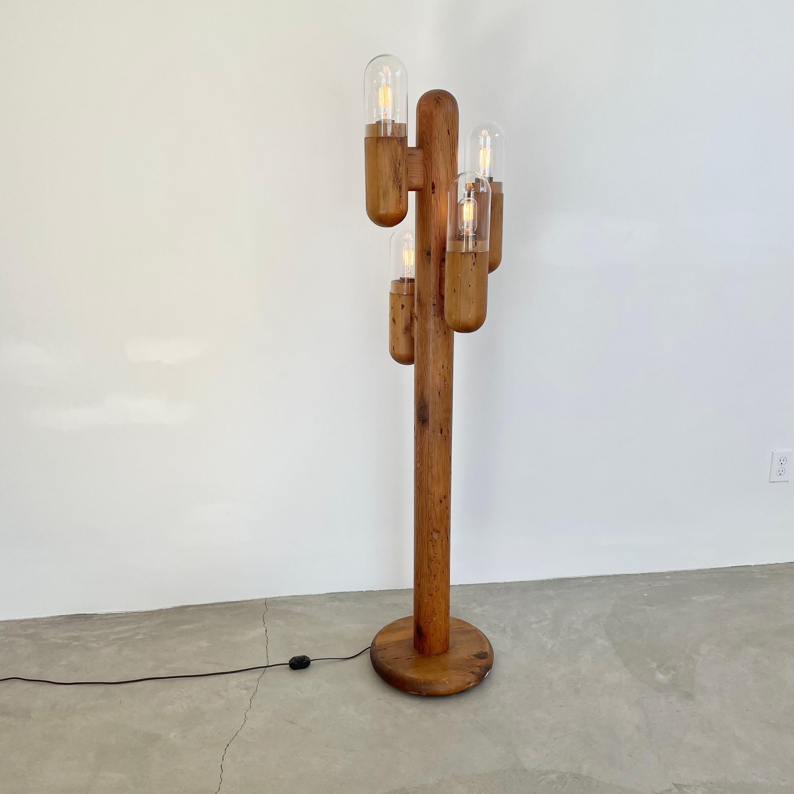Late 20th Century Cactus Floor Lamp, 1970s USA For Sale